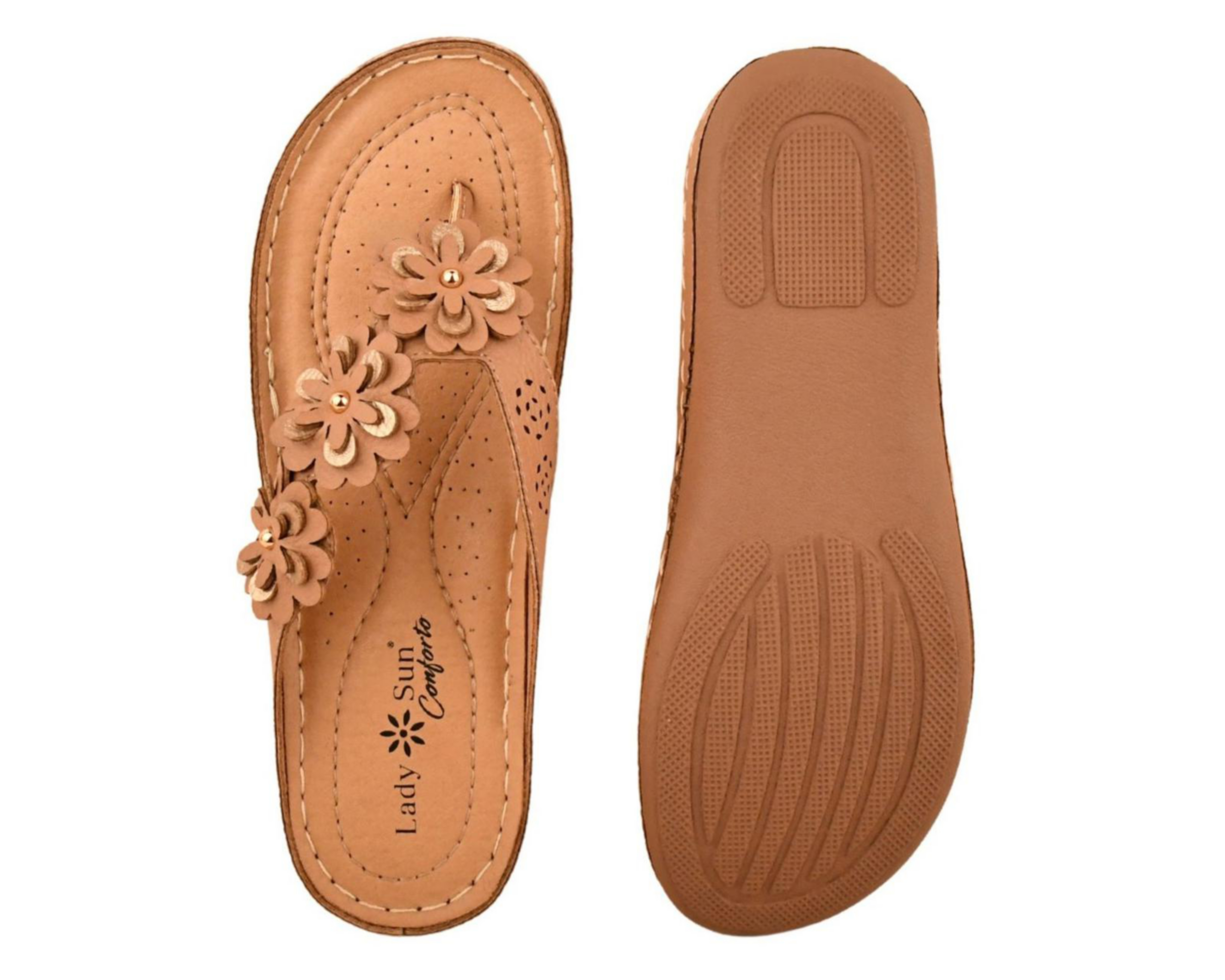 Foto 3 pulgar | Sandalias Confort Lady Sun Conforto para Mujer