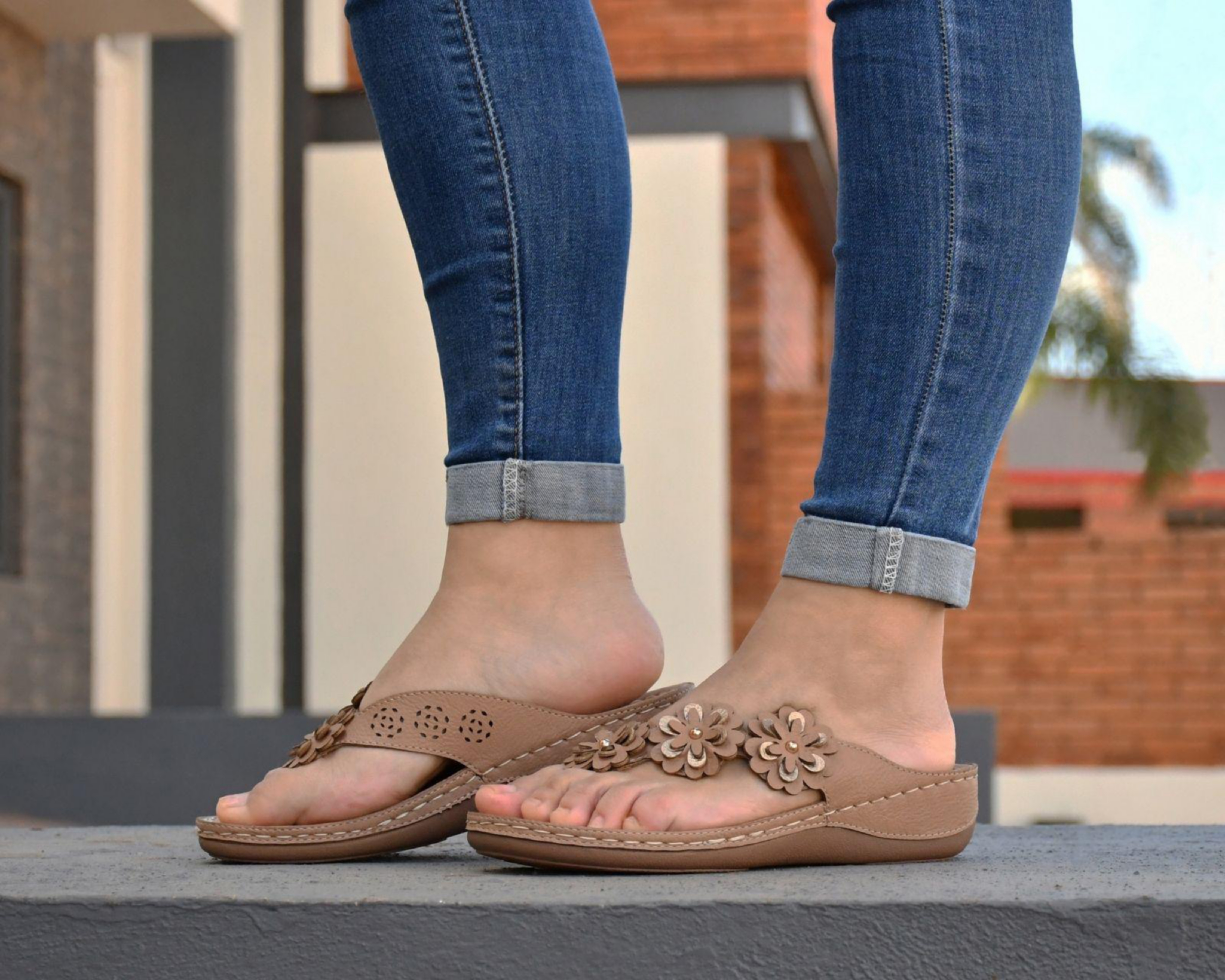 Foto 8 pulgar | Sandalias Confort Lady Sun Conforto para Mujer
