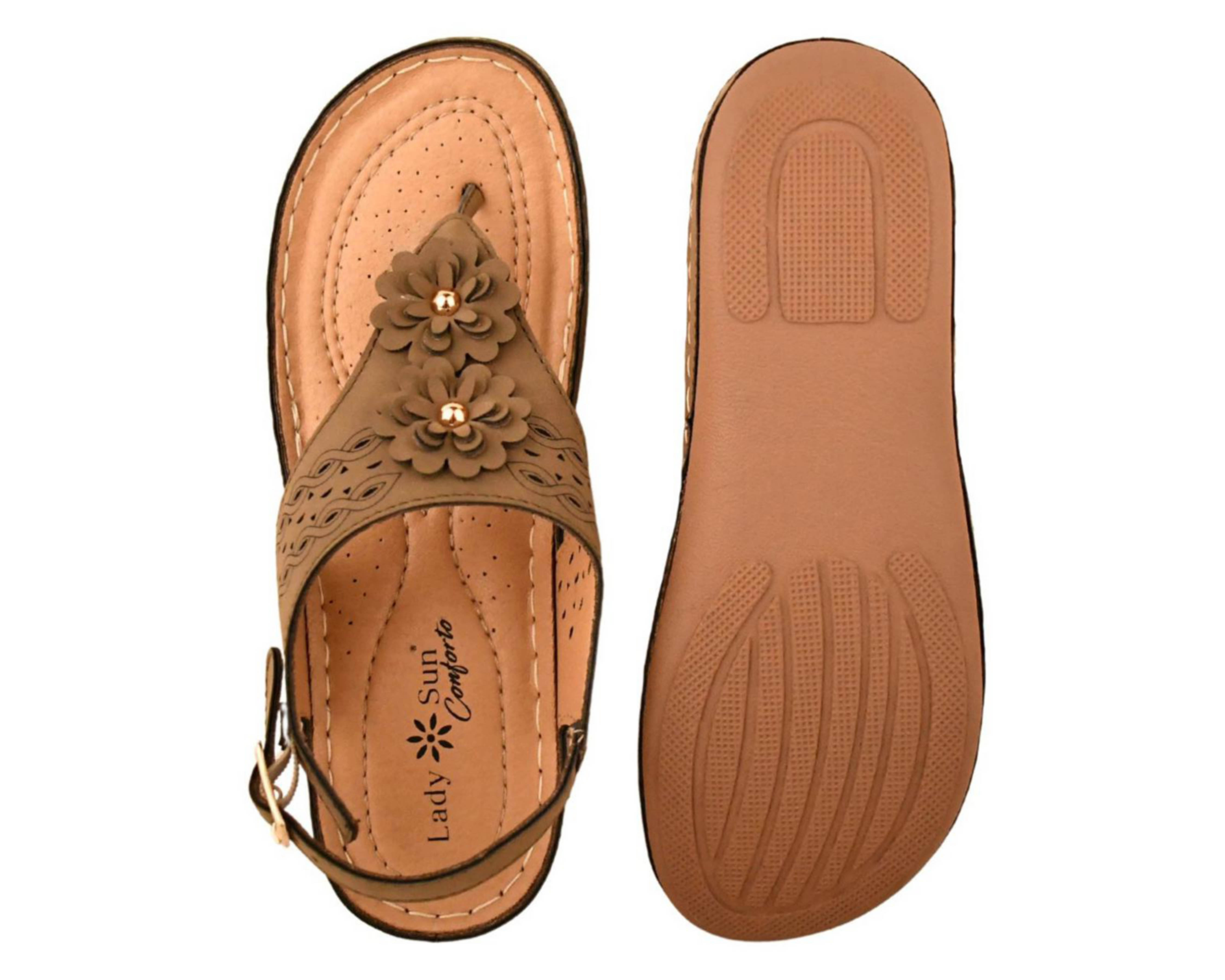 Foto 3 pulgar | Sandalias Confort Lady Sun Conforto para Mujer