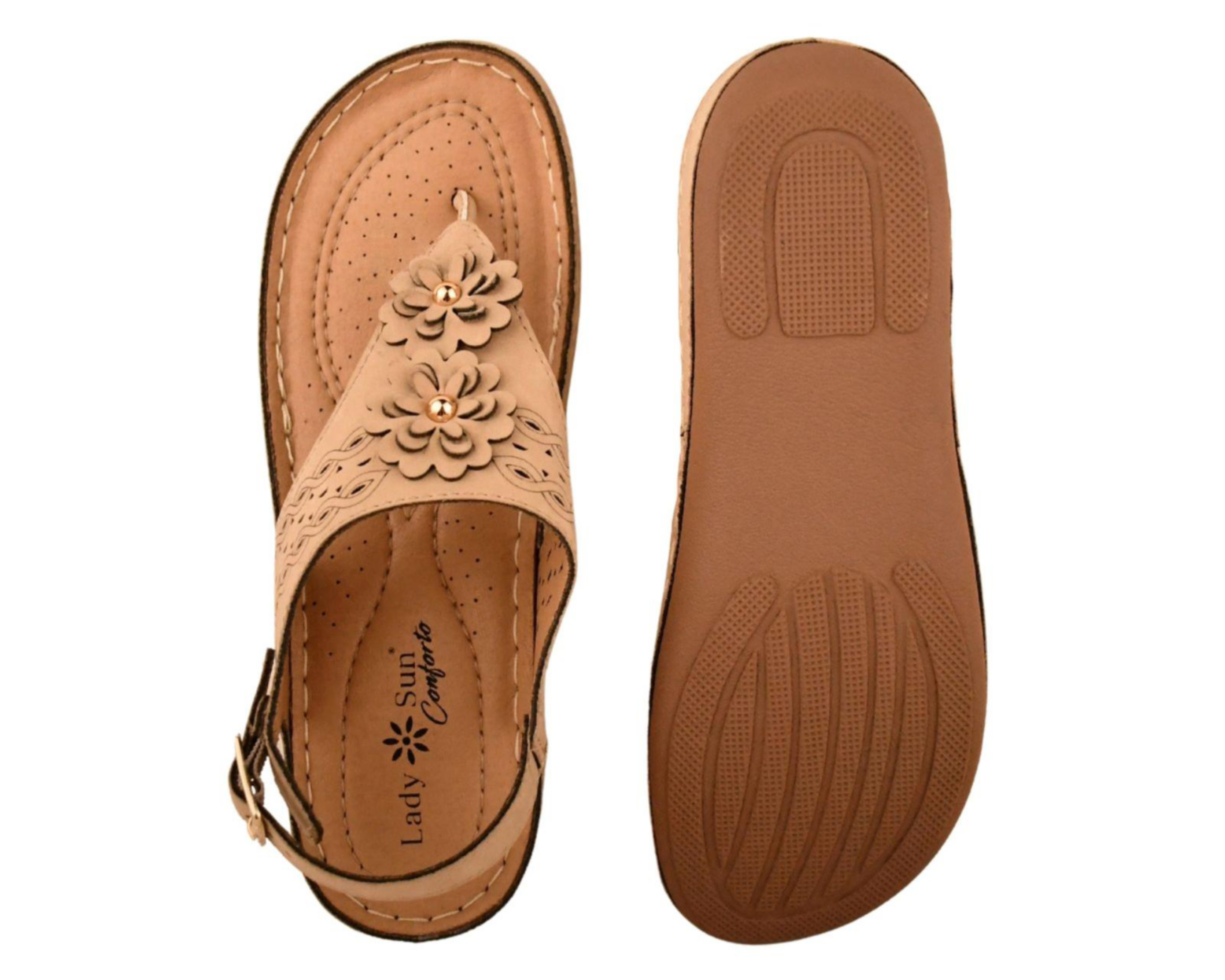 Foto 3 pulgar | Sandalias Casuales Lady Sun Conforto para Mujer