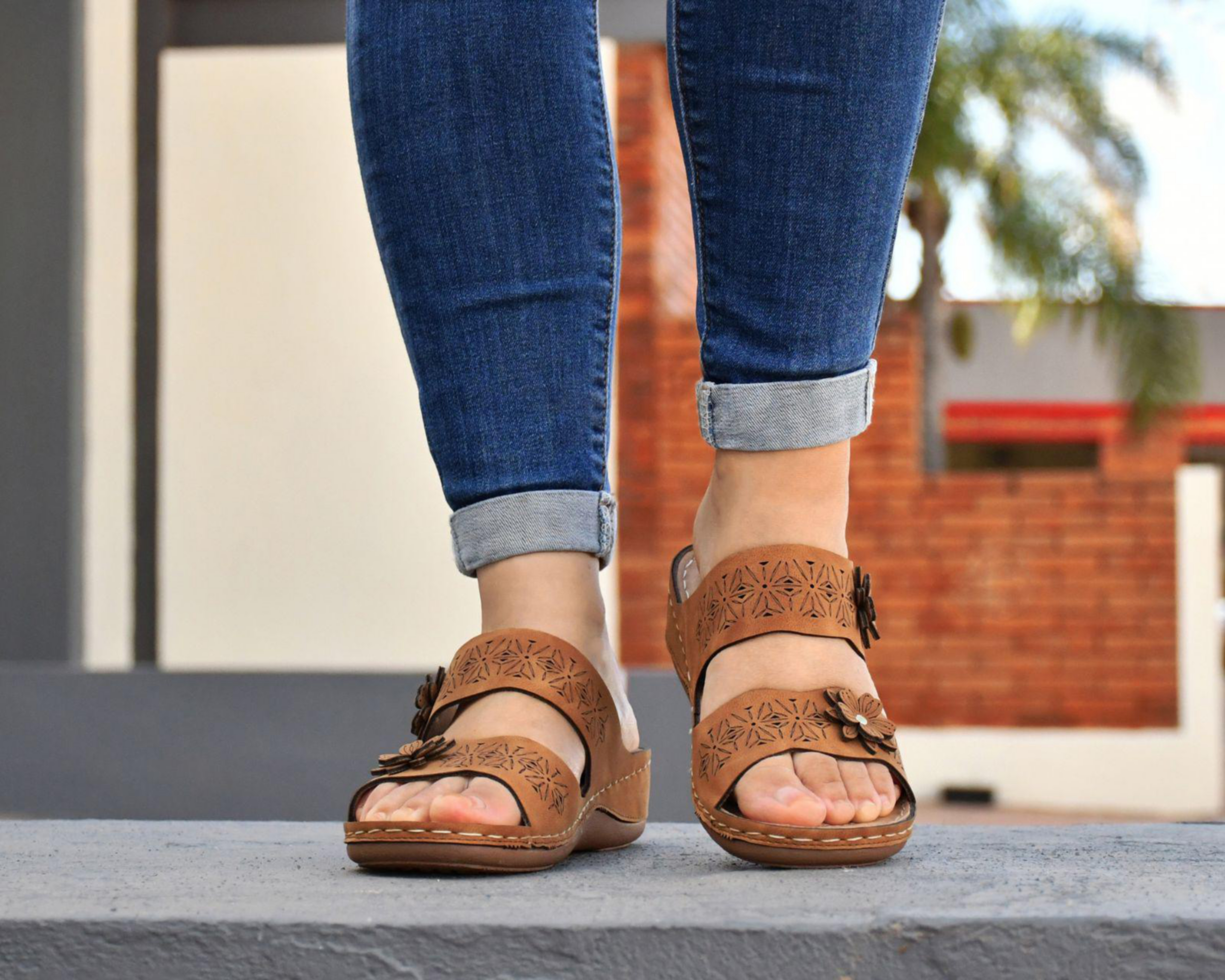 Foto 8 pulgar | Sandalias Confort Lady Sun Conforto para Mujer