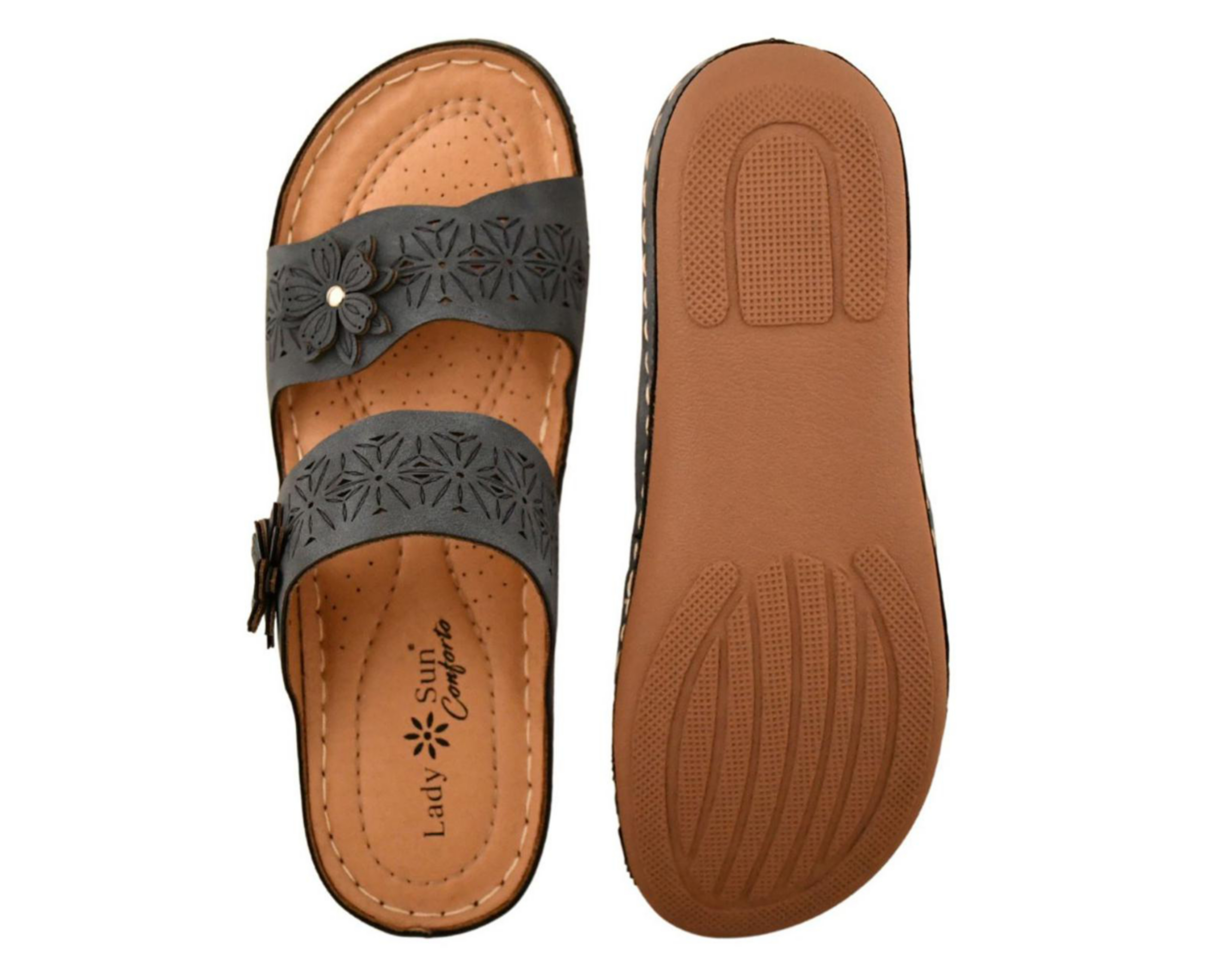 Foto 3 pulgar | Sandalias Confort Lady Sun Conforto para Mujer