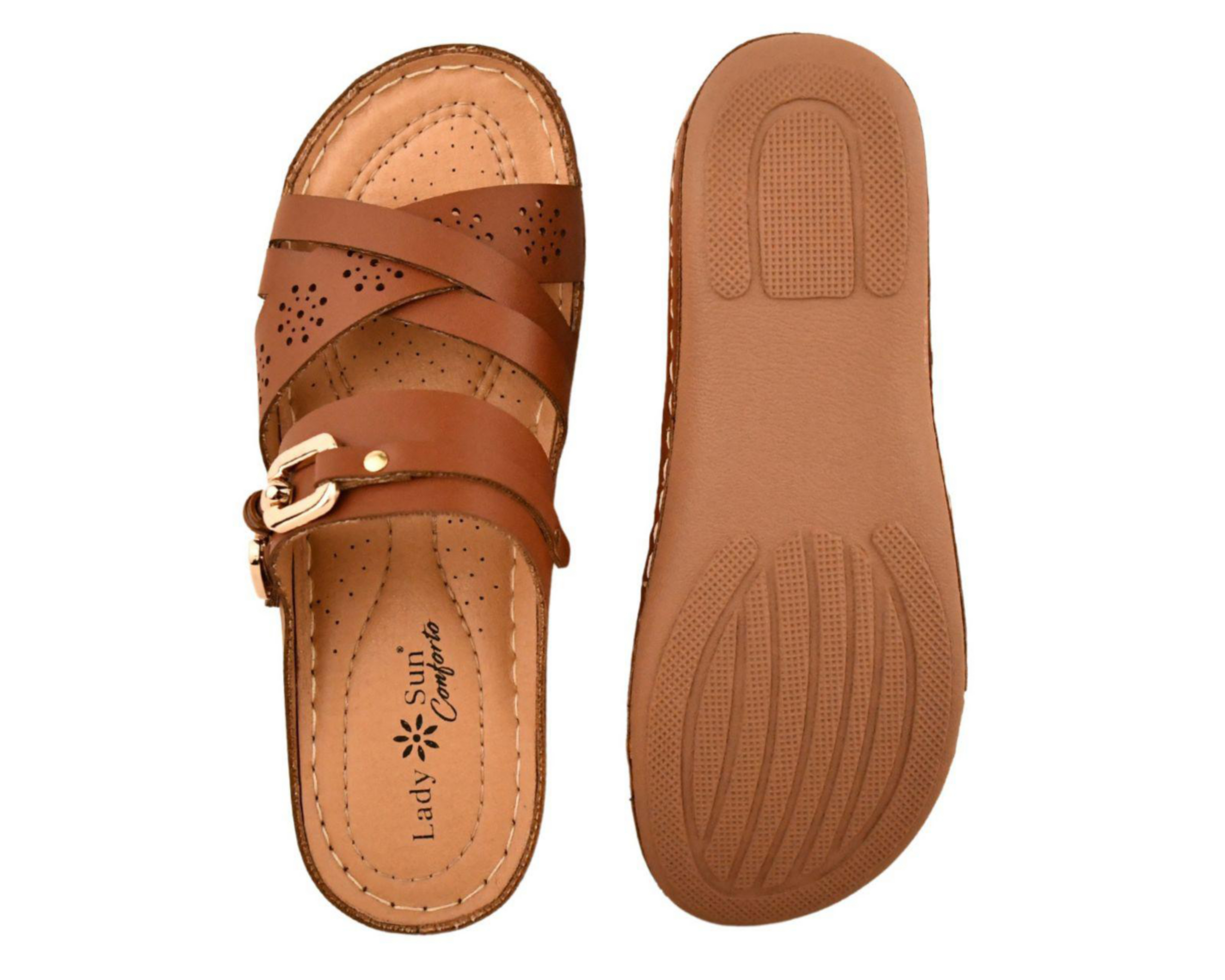 Foto 3 pulgar | Sandalias Casuales Lady Sun Conforto para Mujer