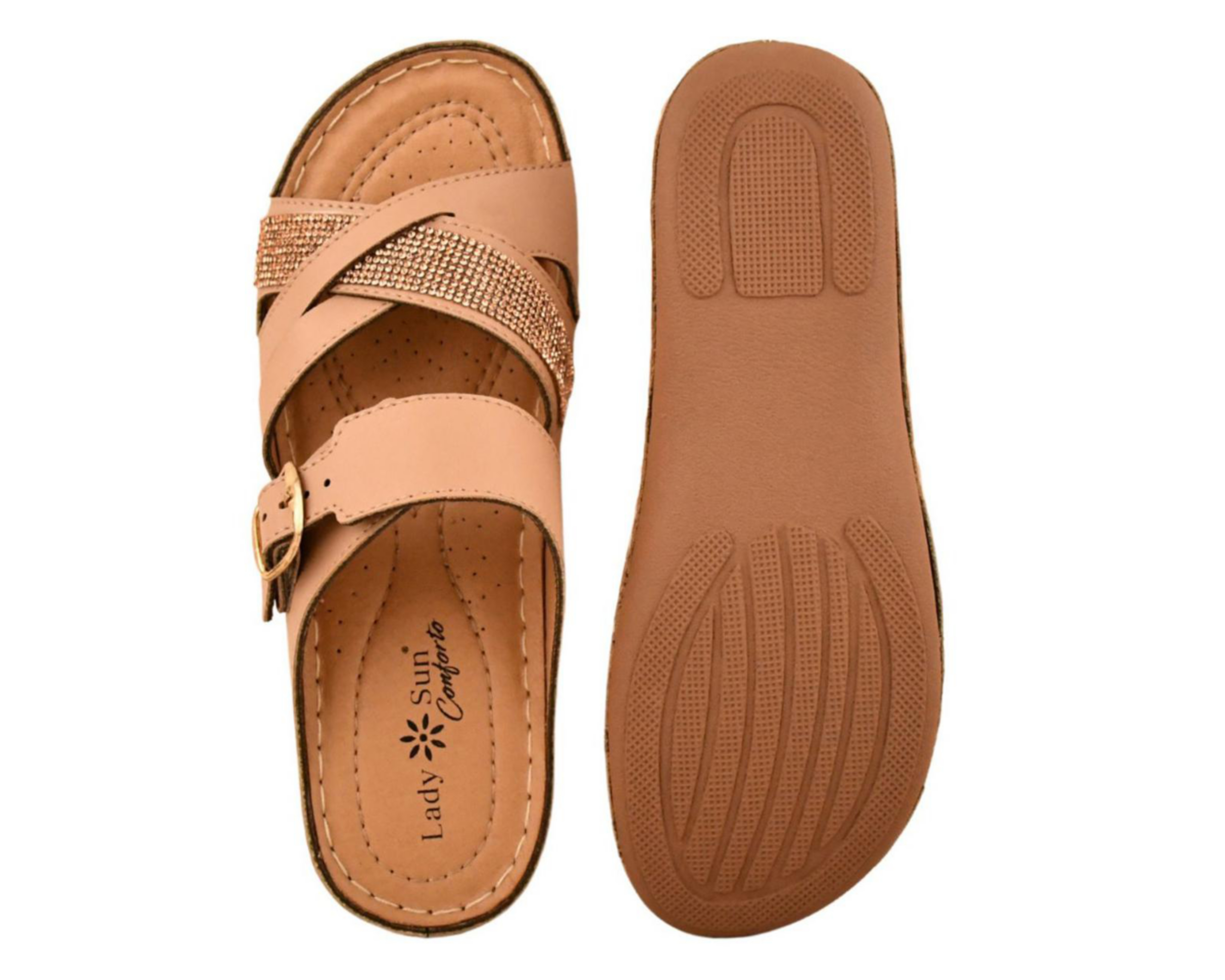 Foto 3 pulgar | Sandalias Confort Lady Sun Conforto para Mujer