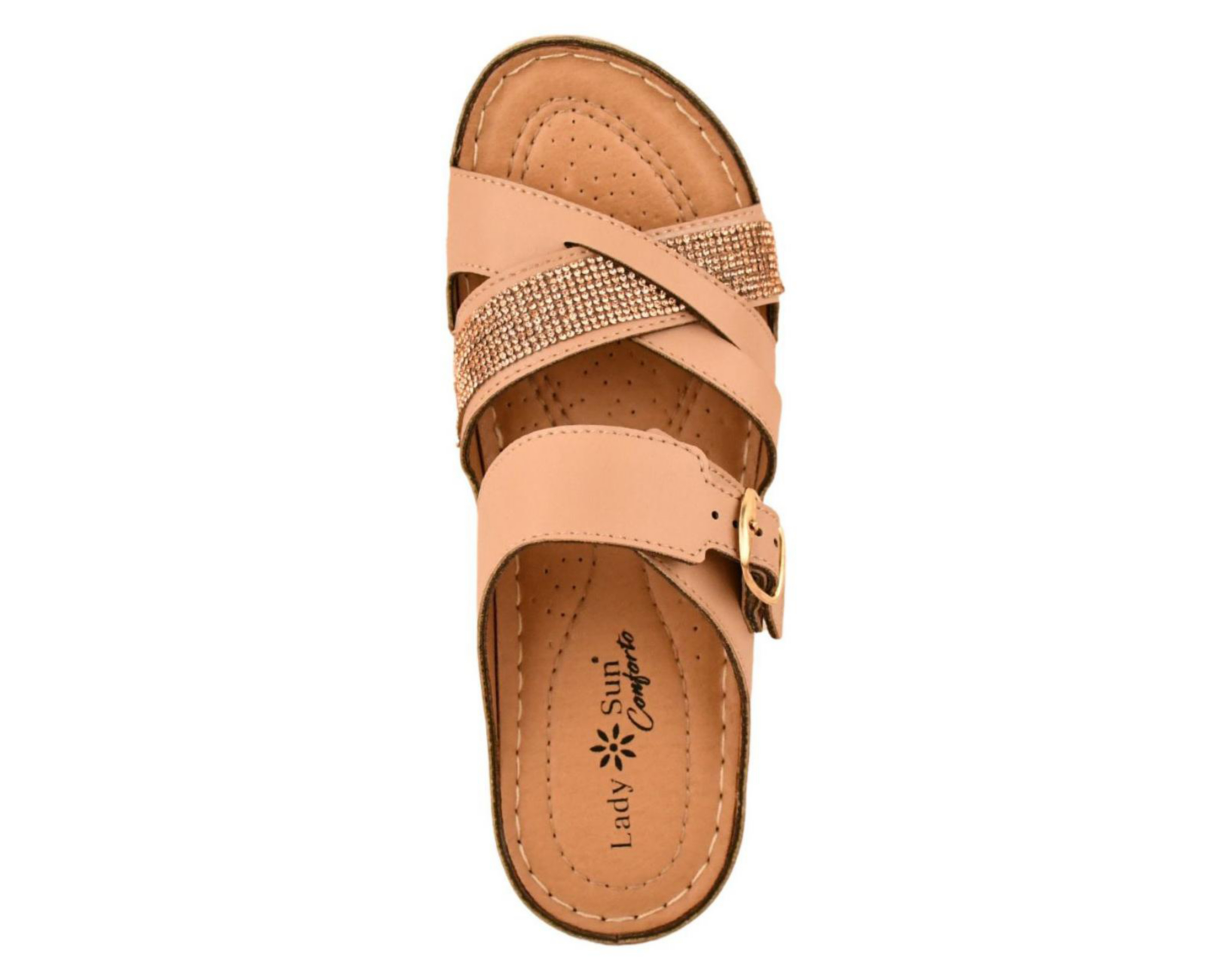 Foto 6 pulgar | Sandalias Confort Lady Sun Conforto para Mujer