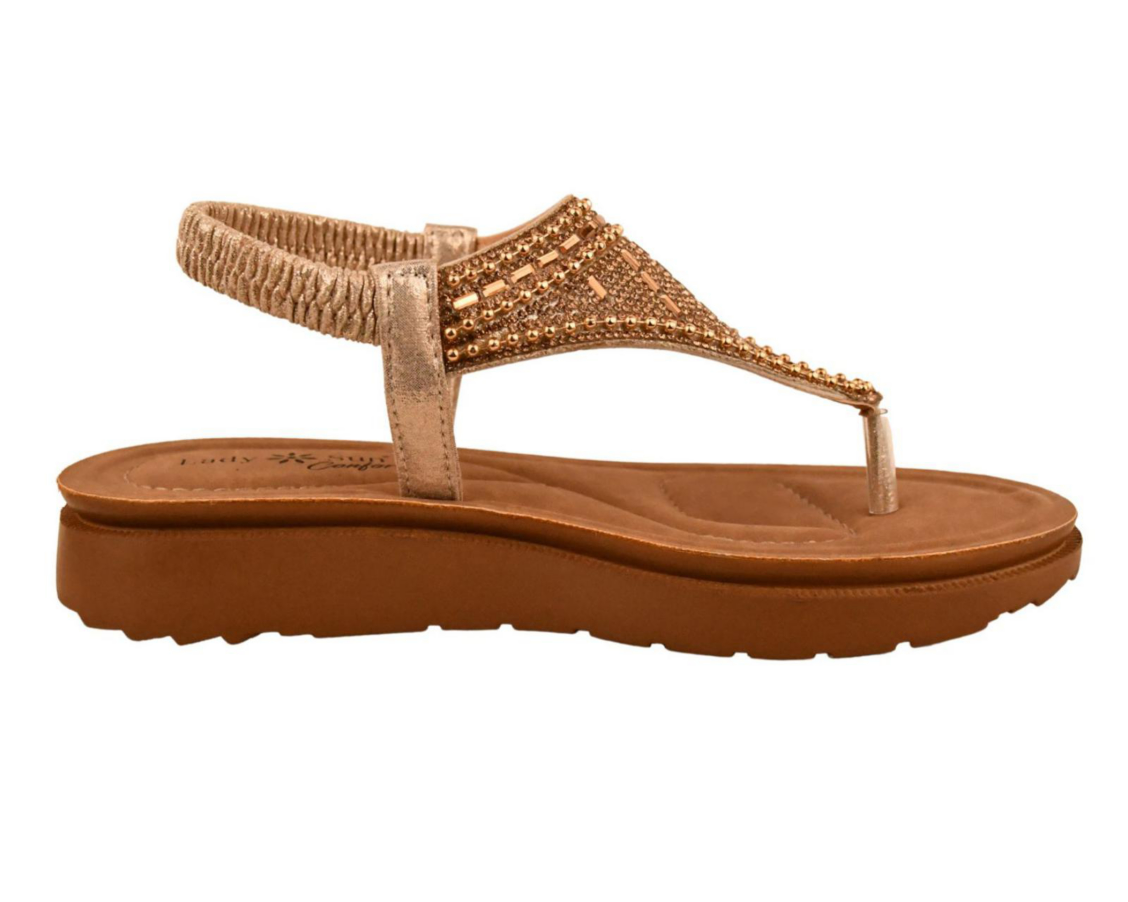Foto 5 pulgar | Sandalias Confort Lady Sun Conforto para Mujer