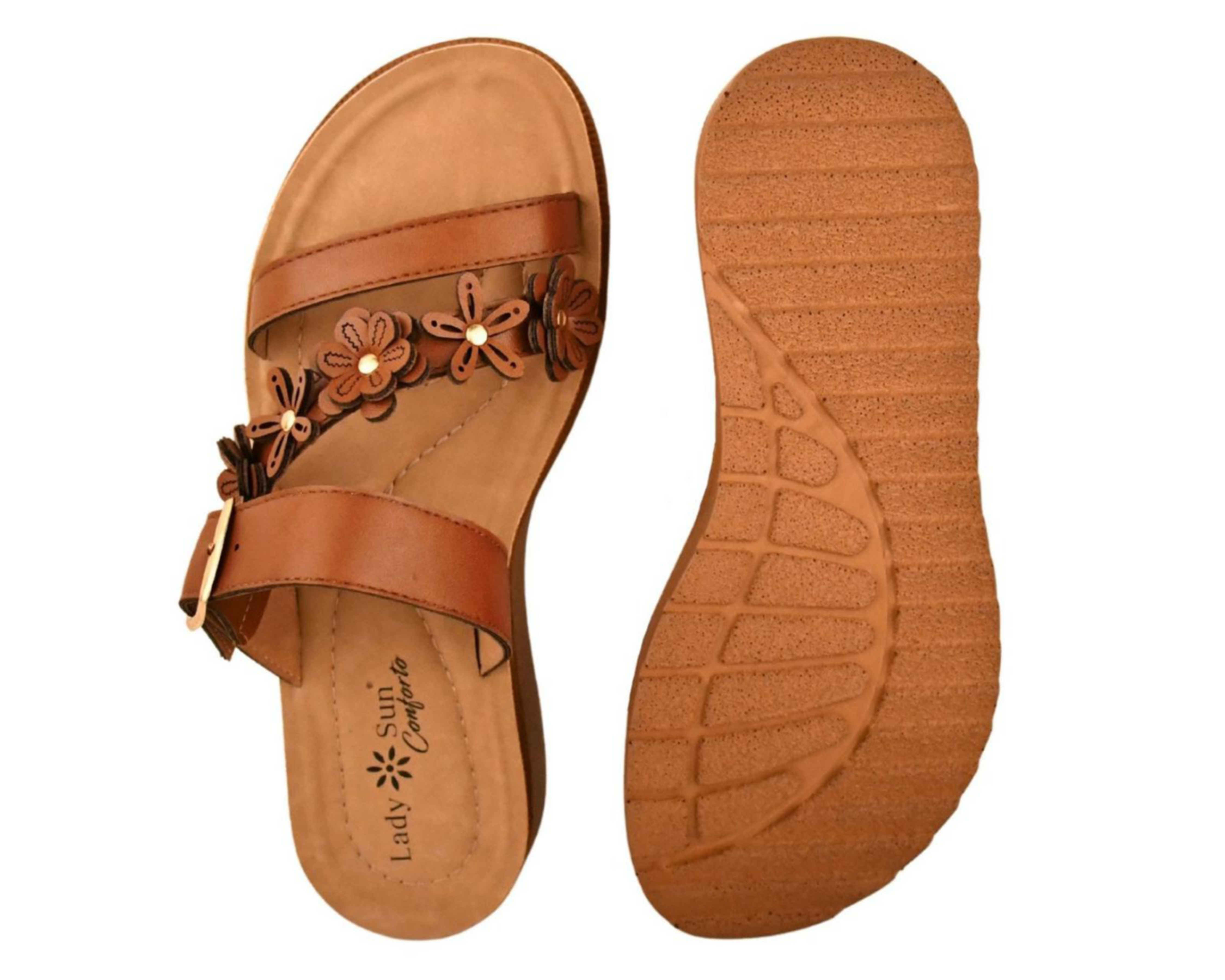Foto 3 pulgar | Sandalias Confort Lady Sun Conforto para Mujer