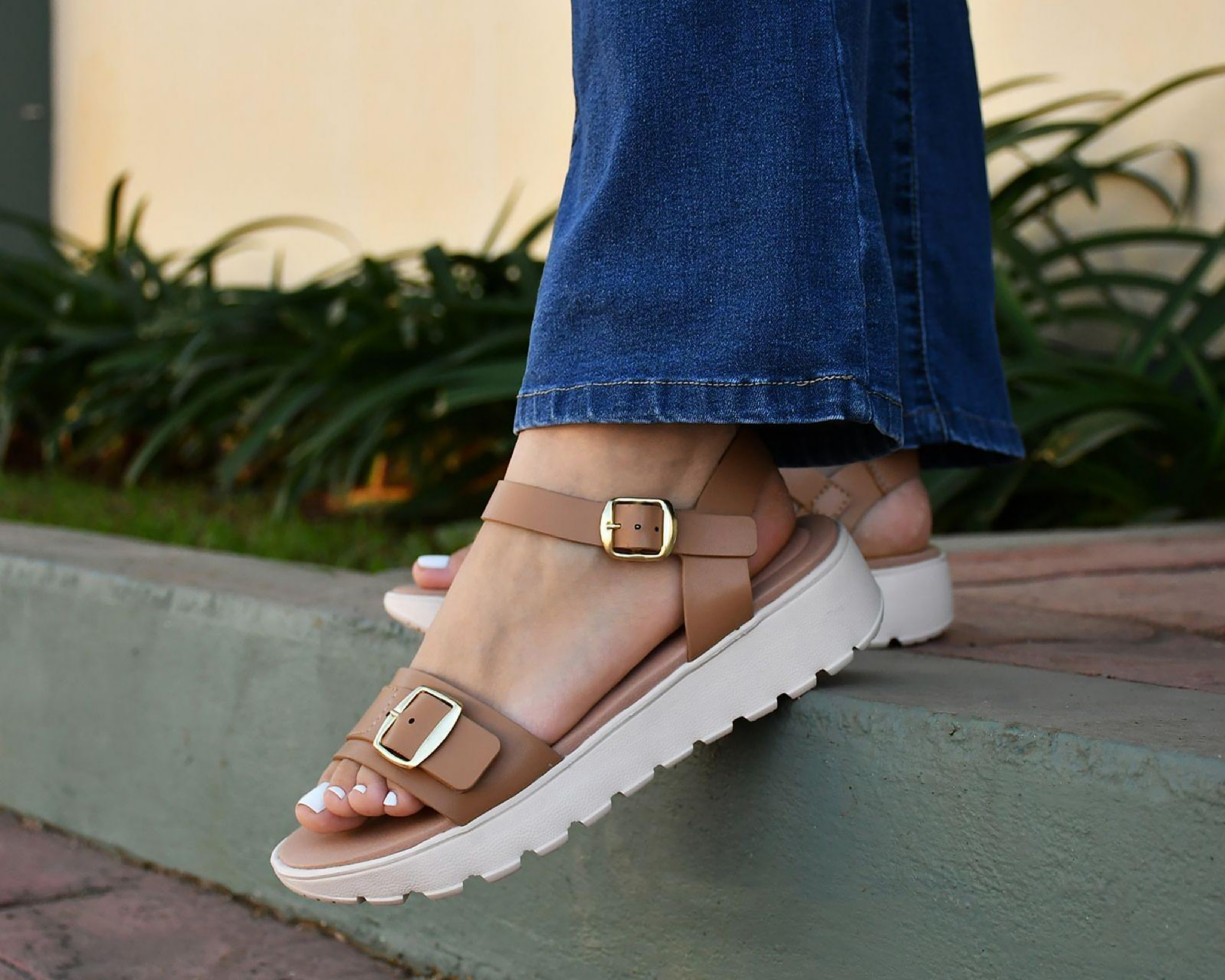 Foto 8 pulgar | Sandalias Confort Lady Sun Conforto para Mujer