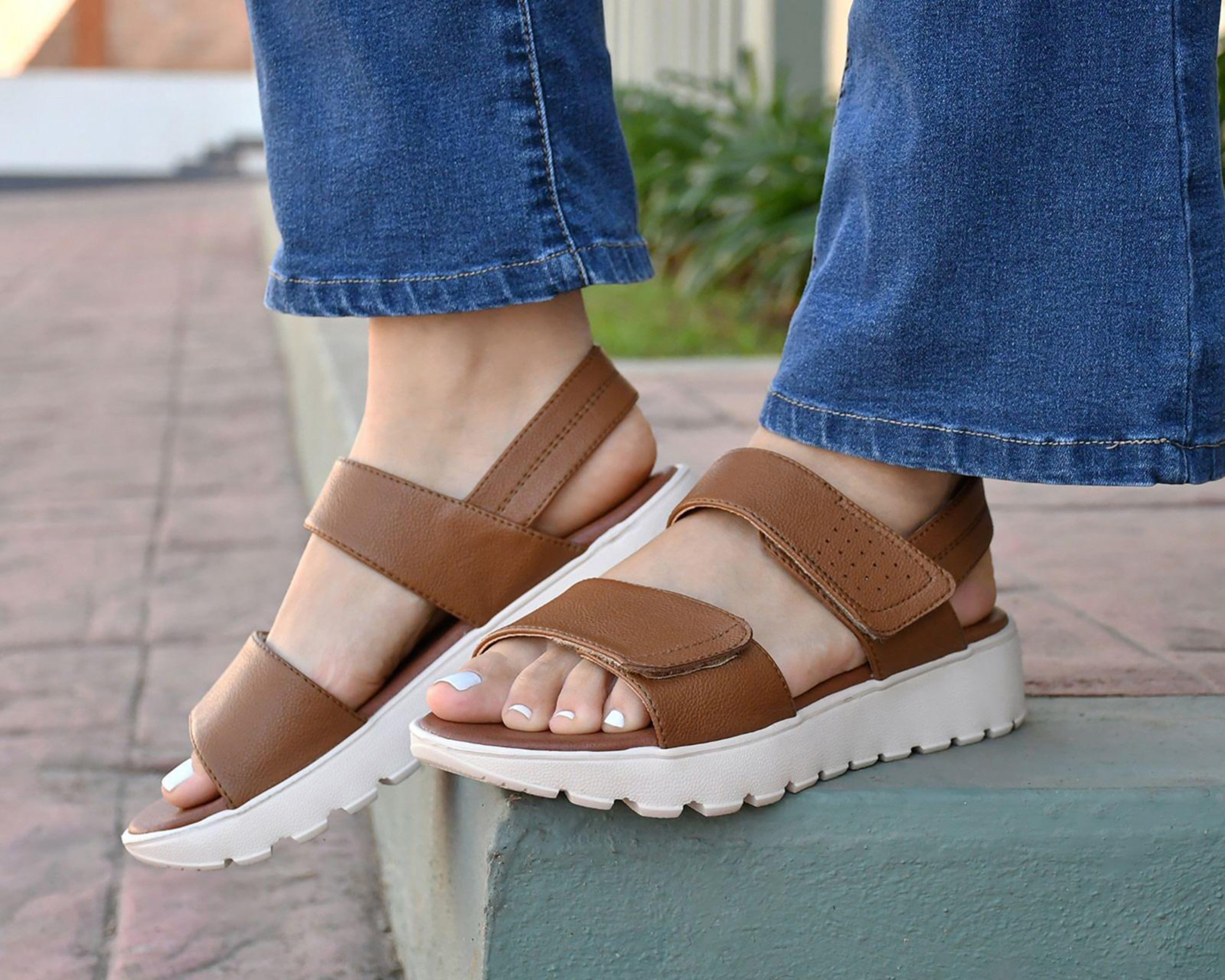 Foto 8 pulgar | Sandalias Confort Lady Sun Conforto para Mujer