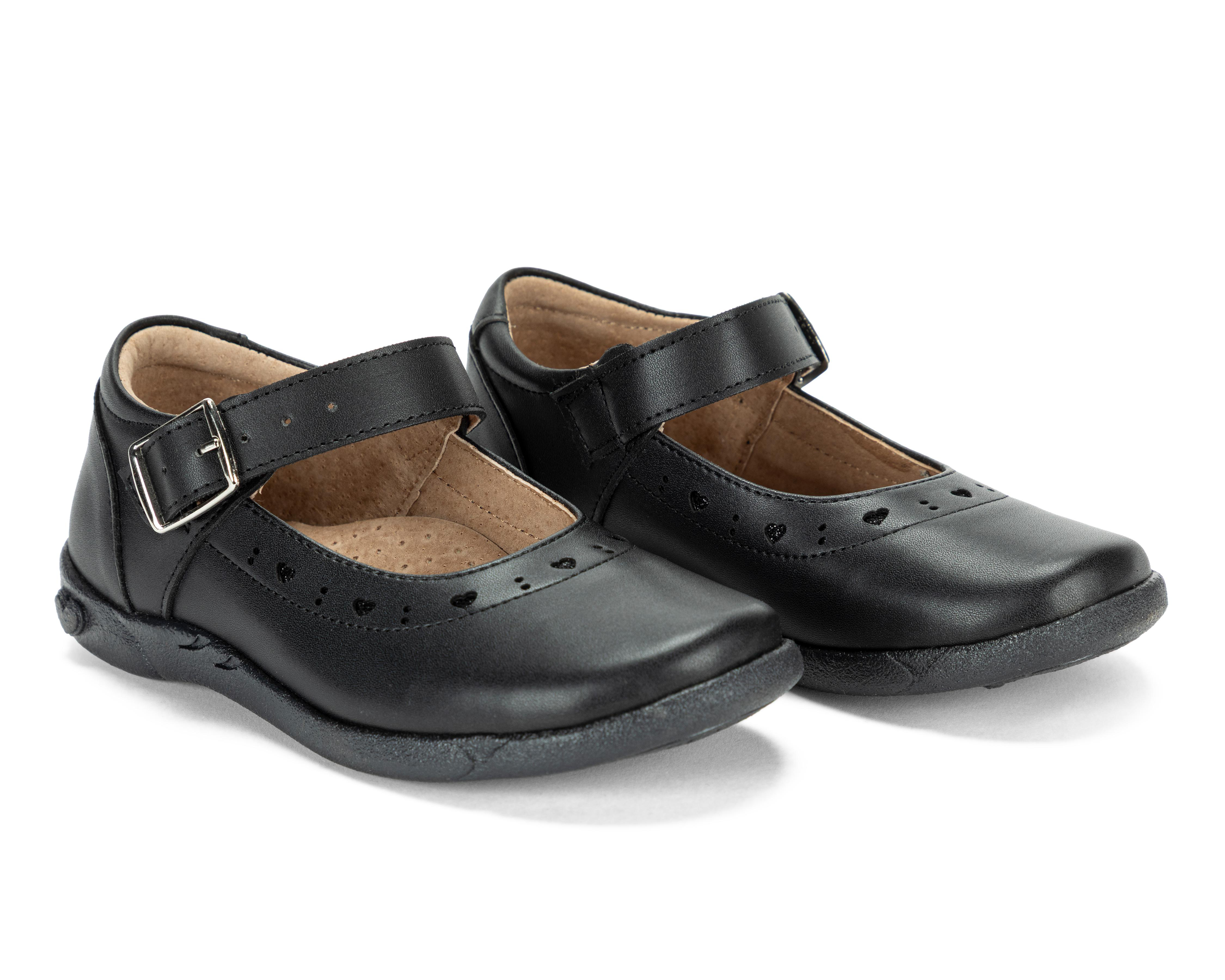Zapatos Escolares Grafito para Niña