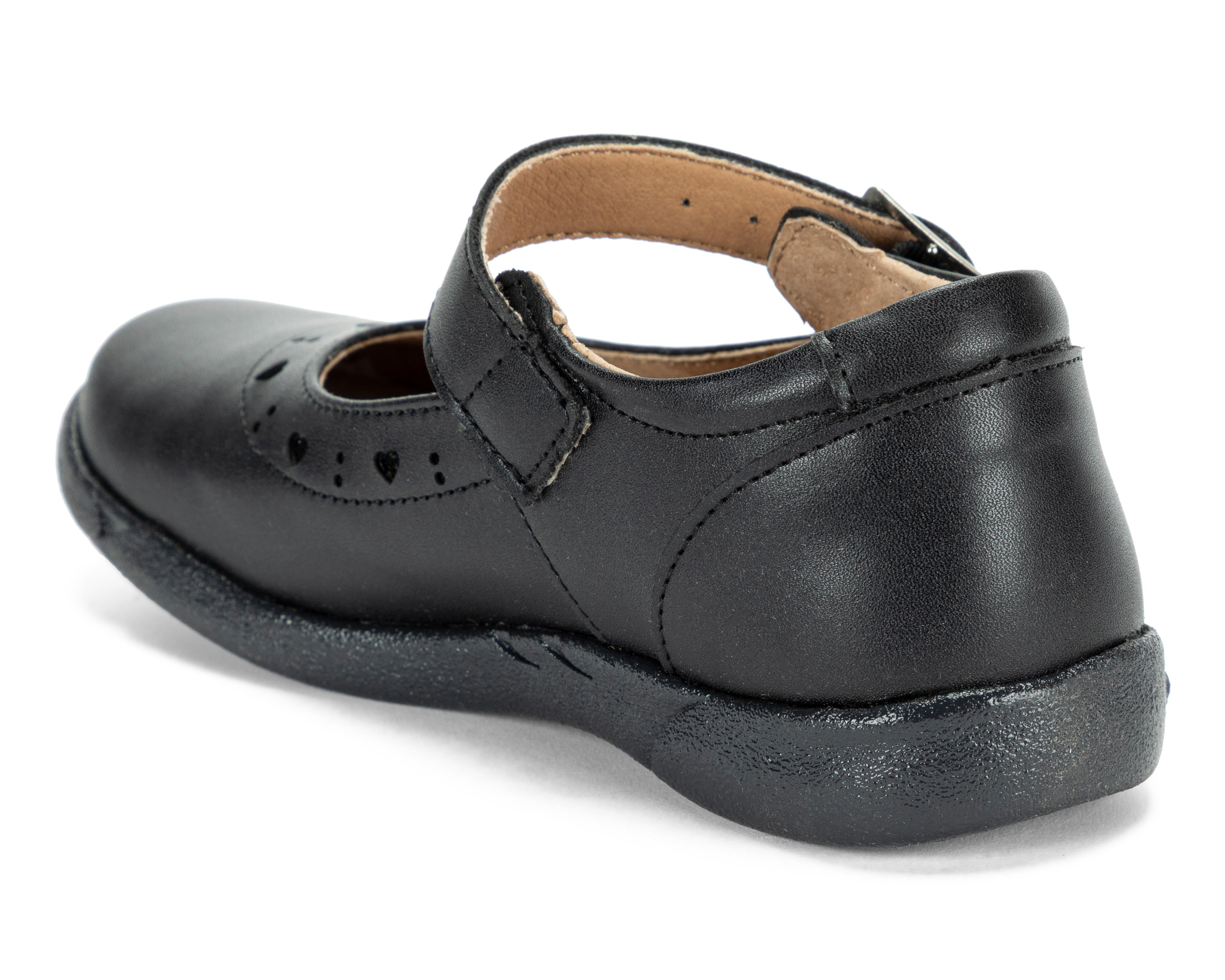 Foto 4 pulgar | Zapatos Escolares Grafito para Niña