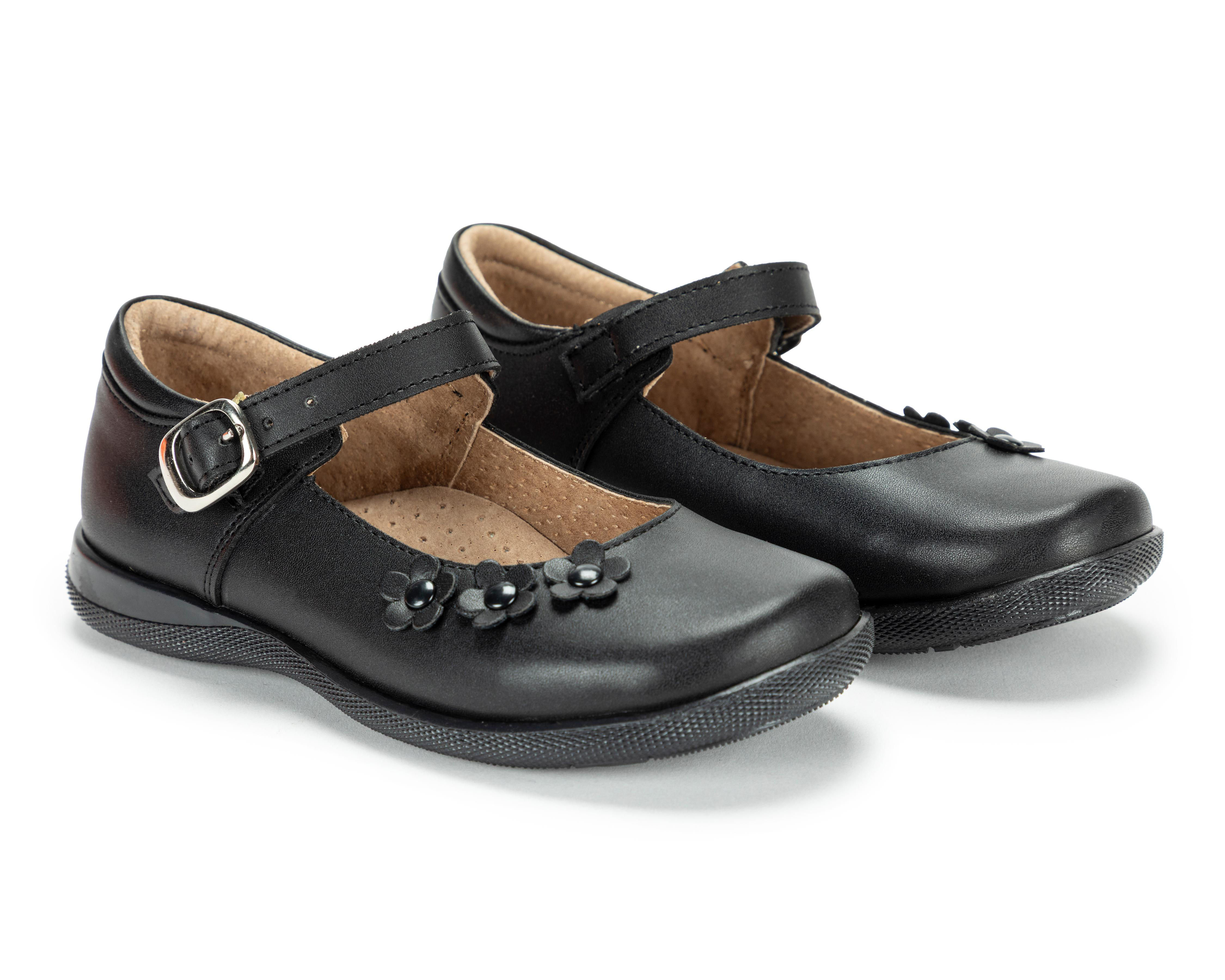 Zapatos Escolares Grafito para Niña