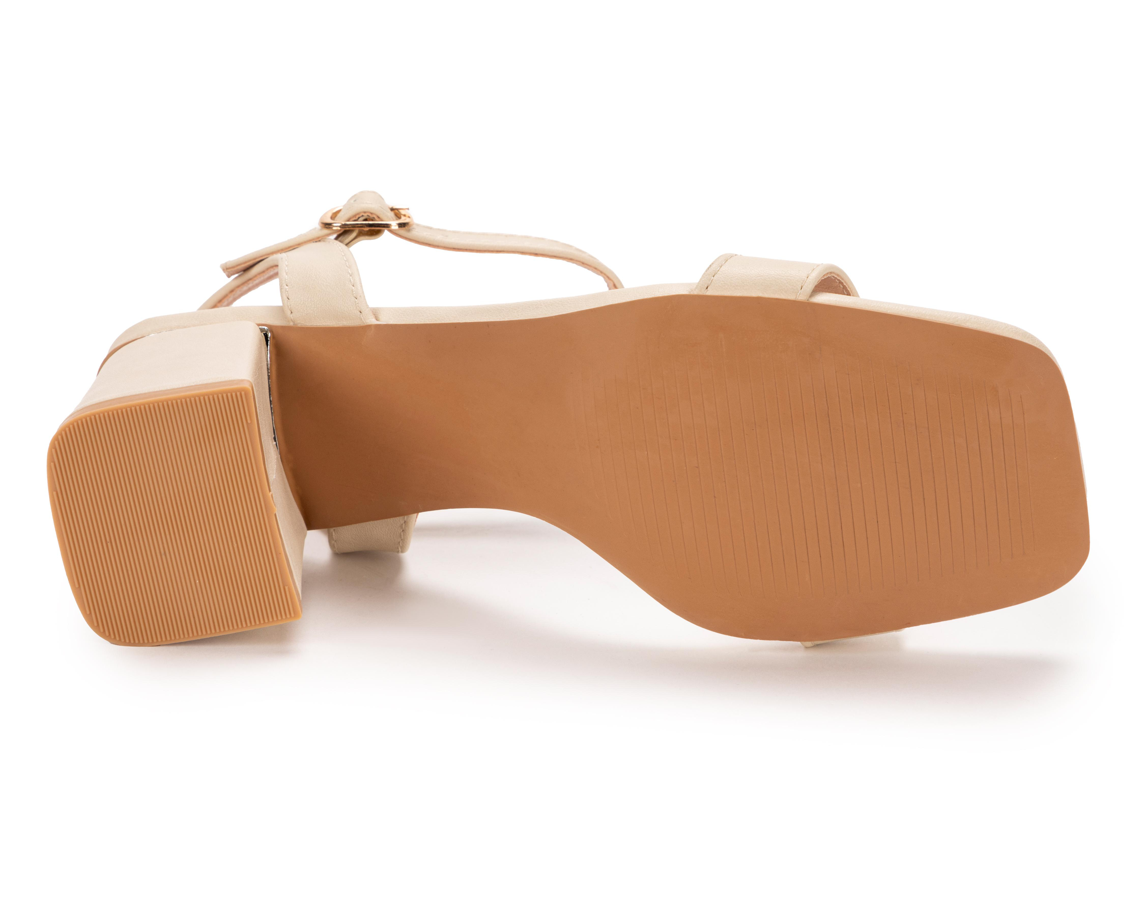 Foto 4 | Sandalias de Tacón Capa de Ozono para Mujer