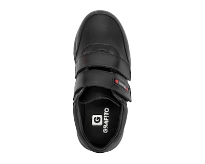 Foto 5 | Zapatos Escolares Grafito de Piel para Niño