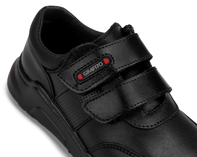 Foto 6 | Zapatos Escolares Grafito de Piel para Niño