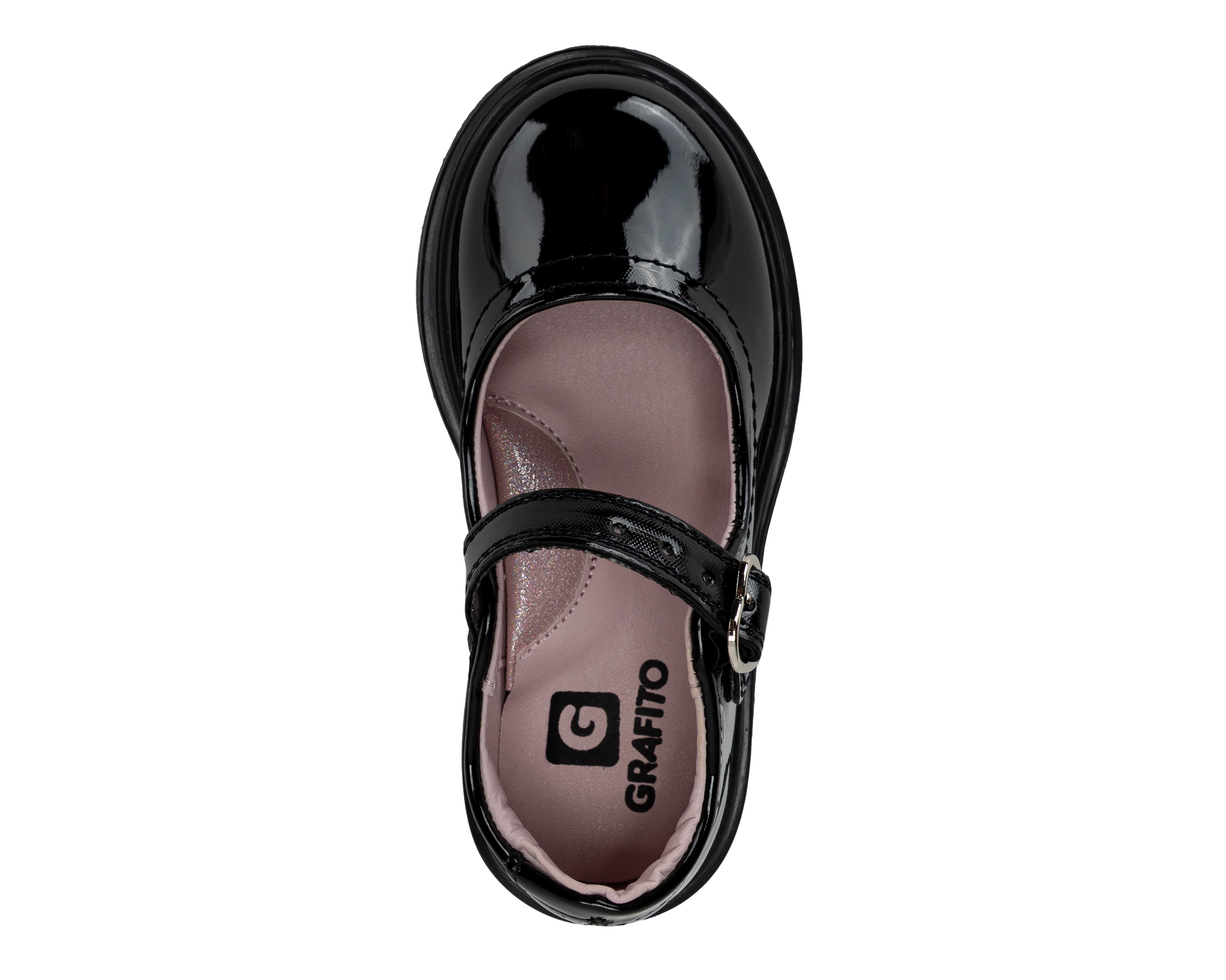 Foto 5 | Zapatos Escolares Grafito para Niña