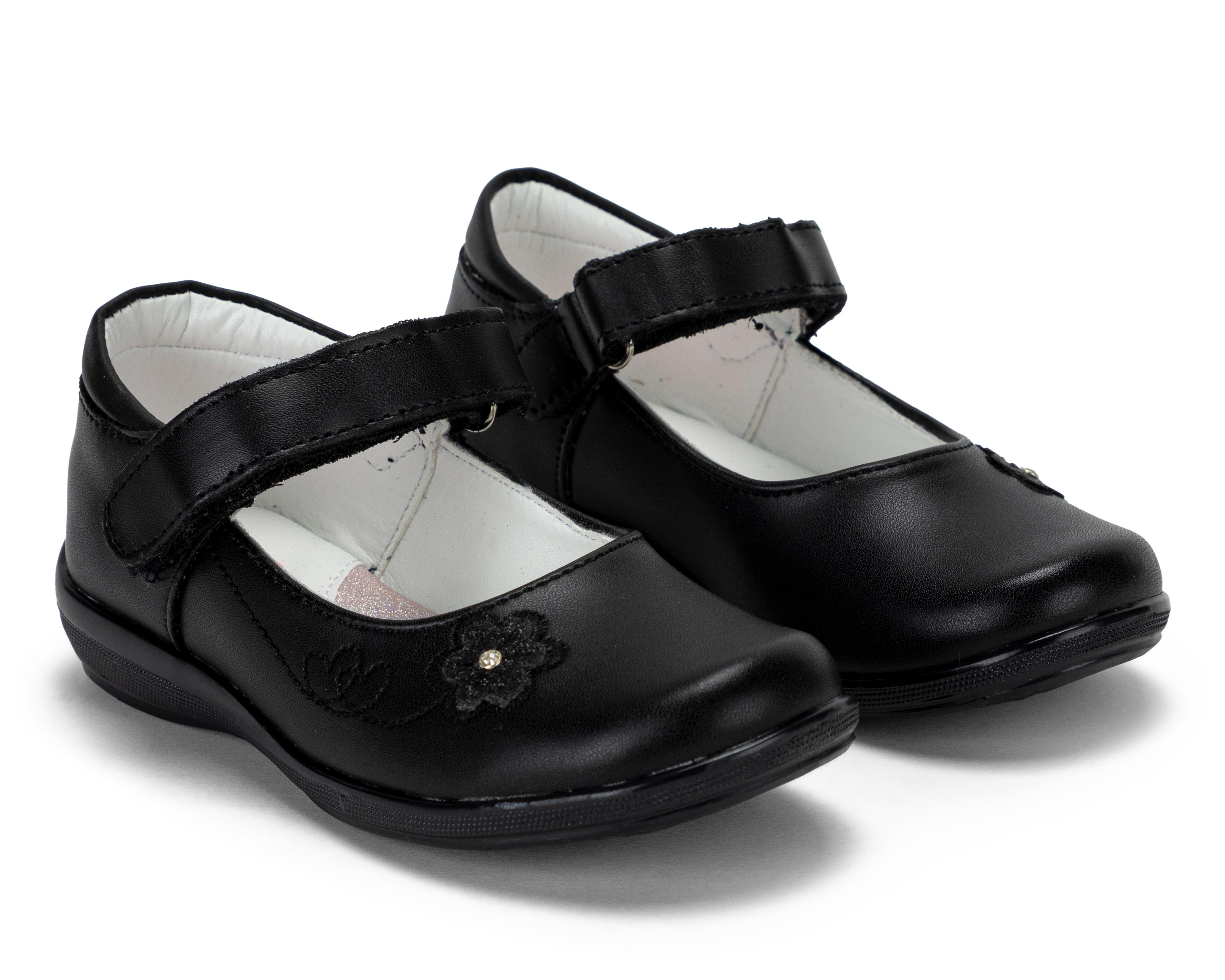 Zapatos Escolares Grafito para Niña