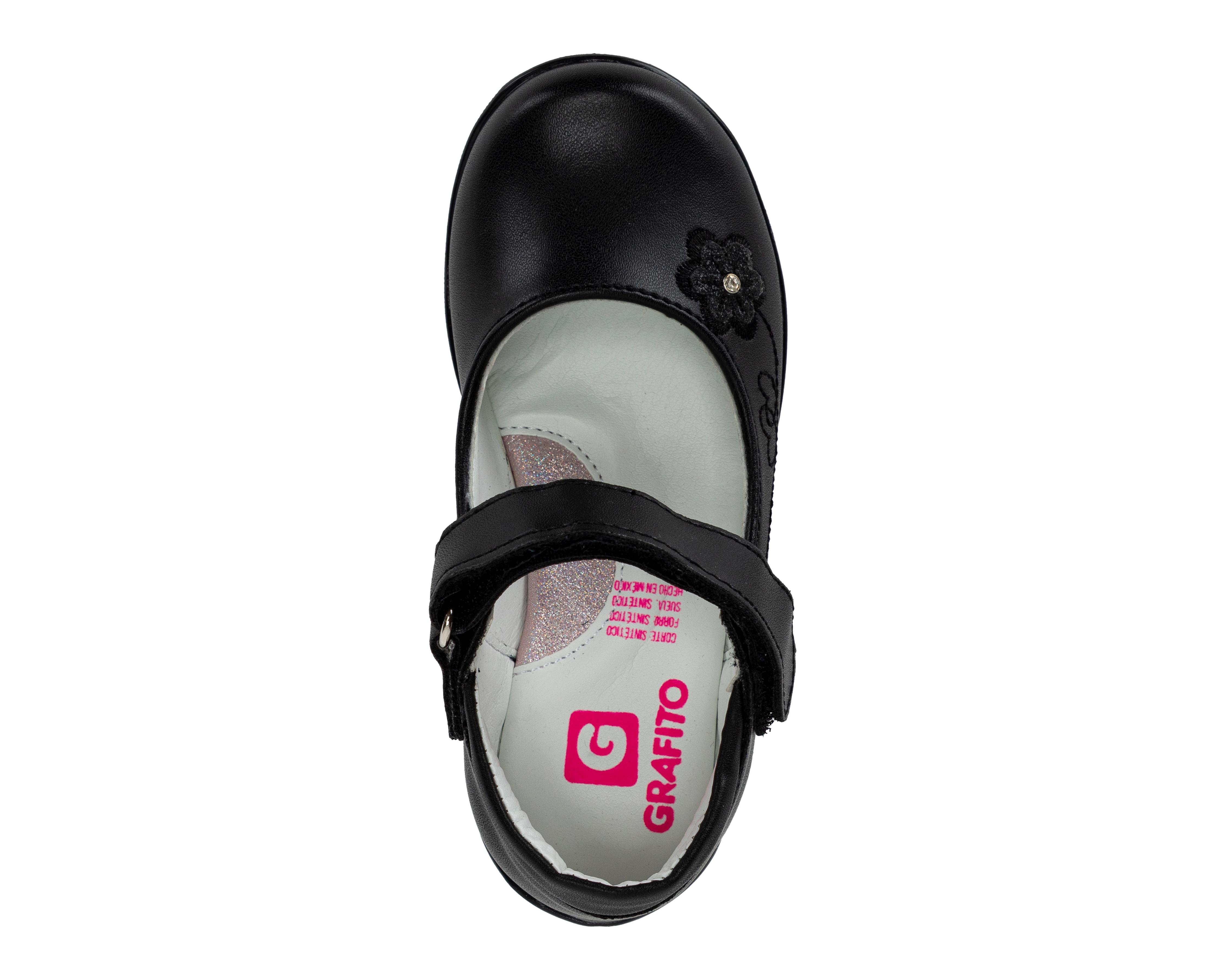 Foto 5 | Zapatos Escolares Grafito para Niña