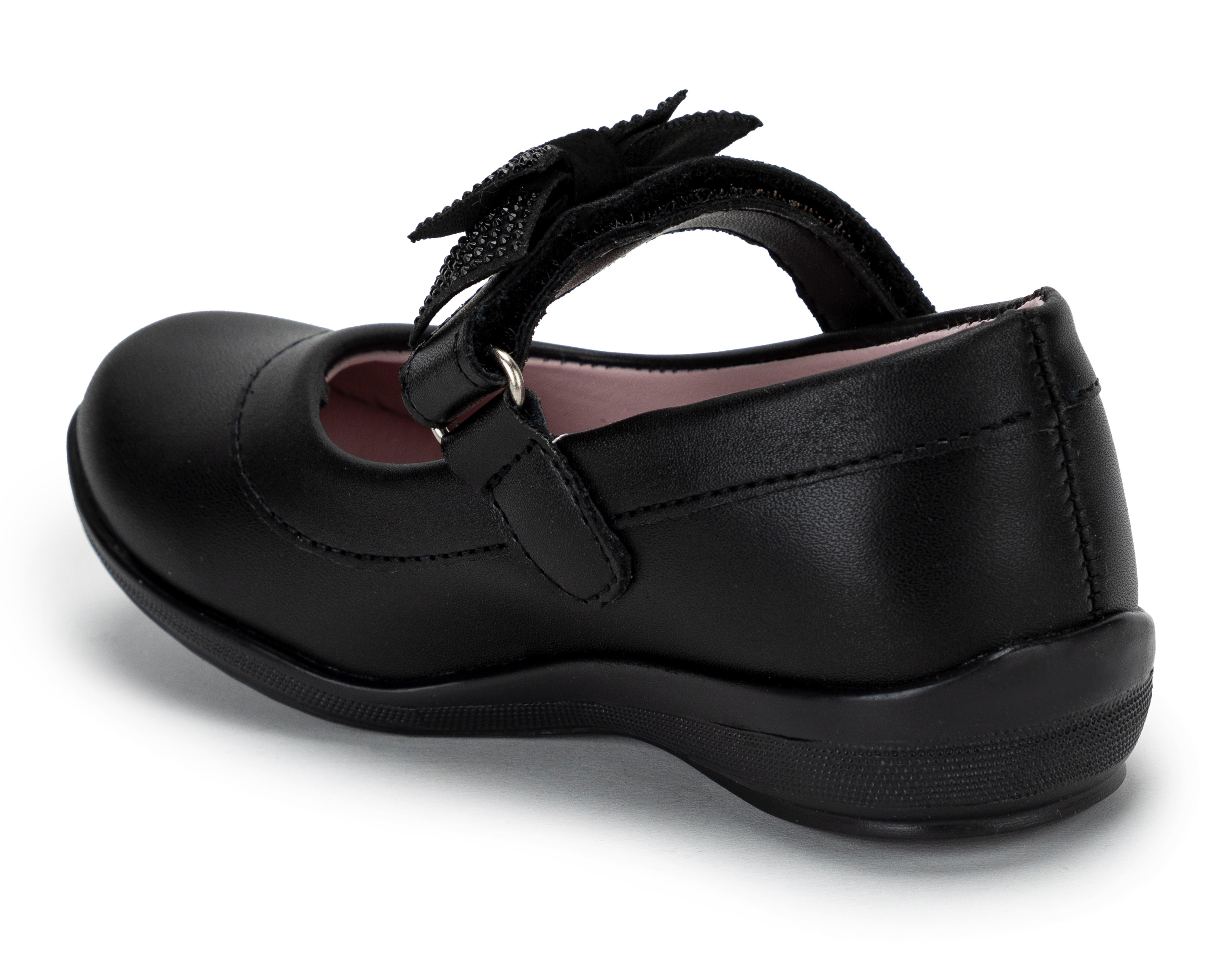 Foto 4 pulgar | Zapatos Escolares Grafito para Niña