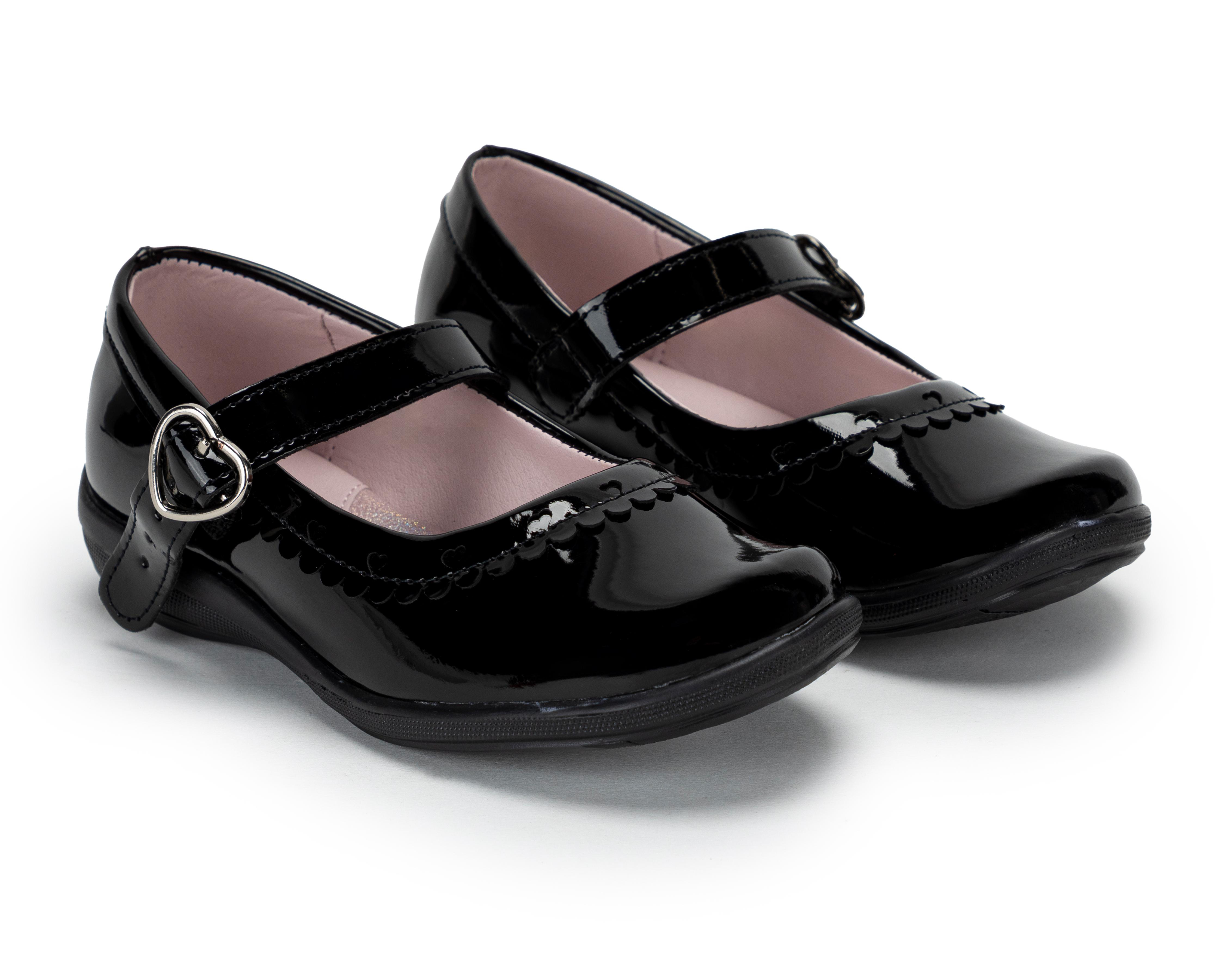 Zapatos Escolares Grafito para Niña