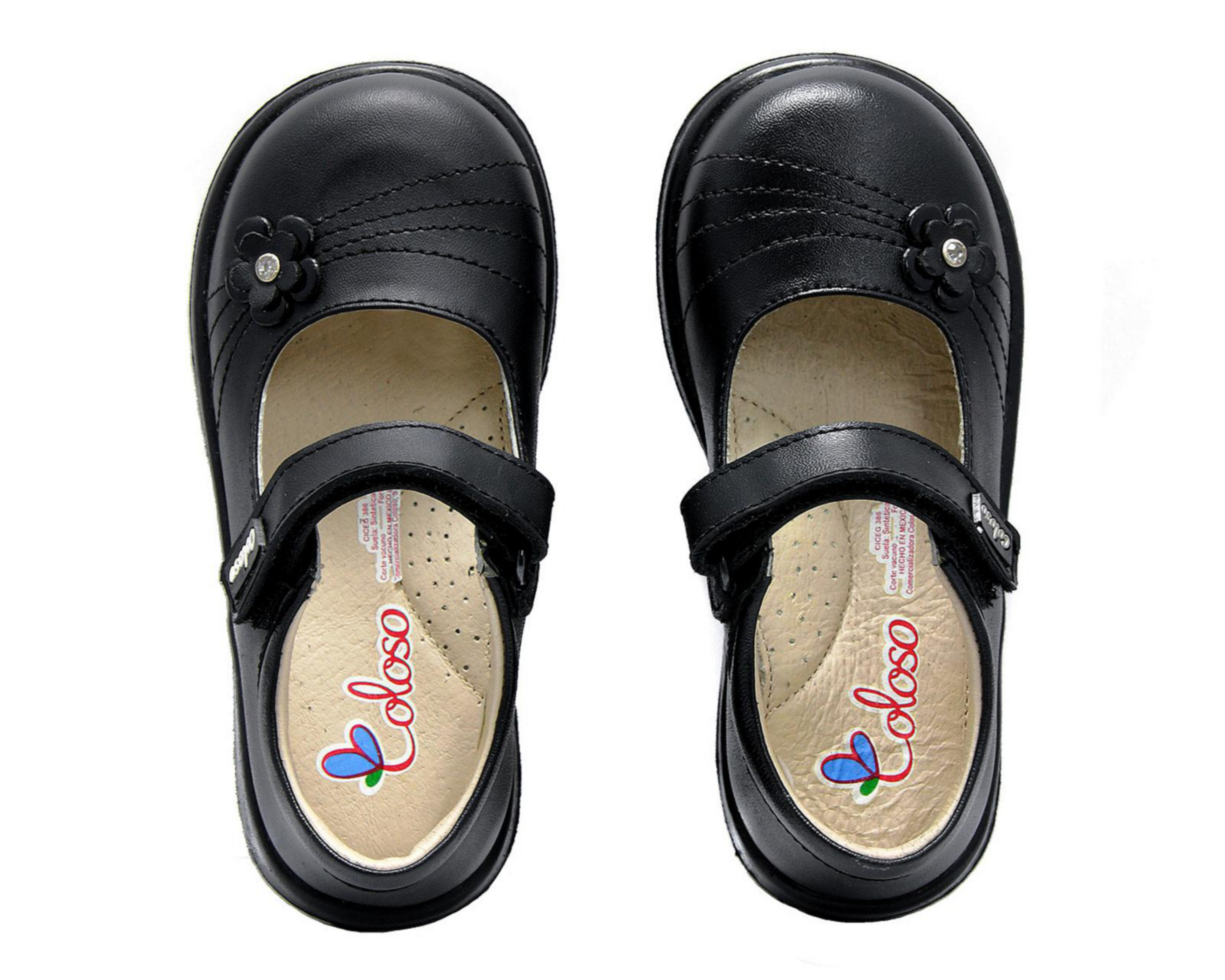 Foto 4 pulgar | Zapatos Escolares Coloso de Piel para Niña