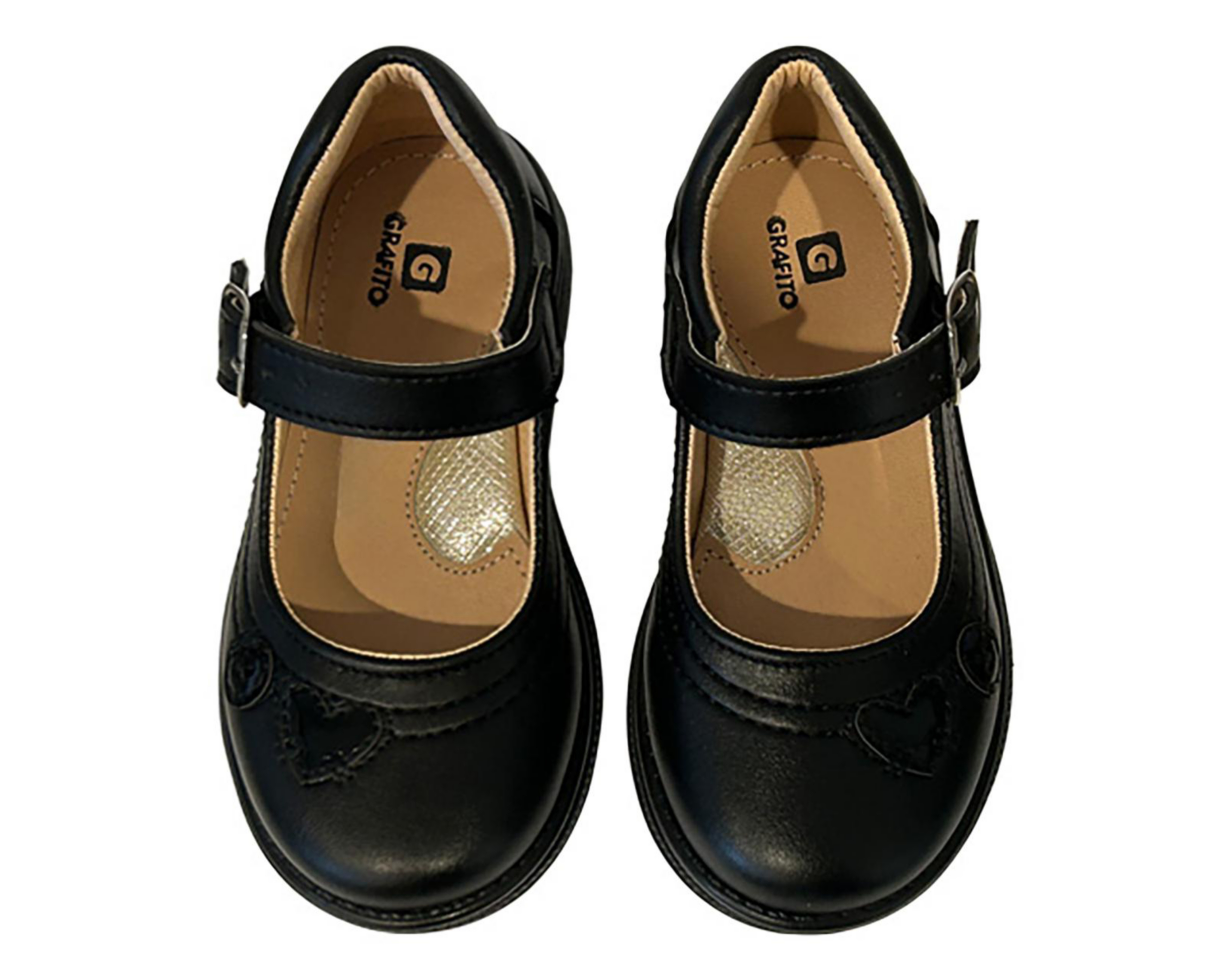 Foto 4 pulgar | Zapatos Escolares Grafito para Niña