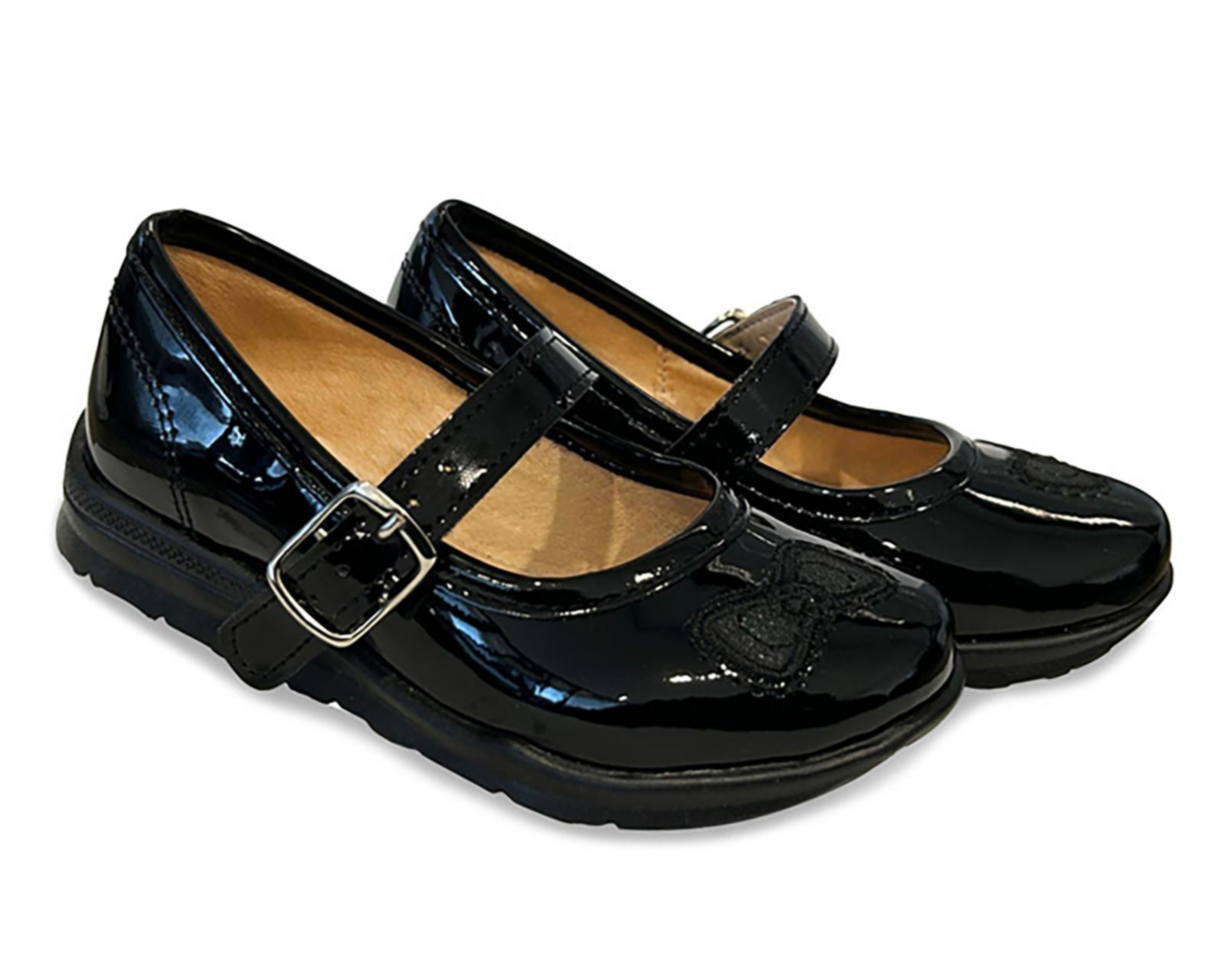 Zapatos Escolares Grafito para Niña