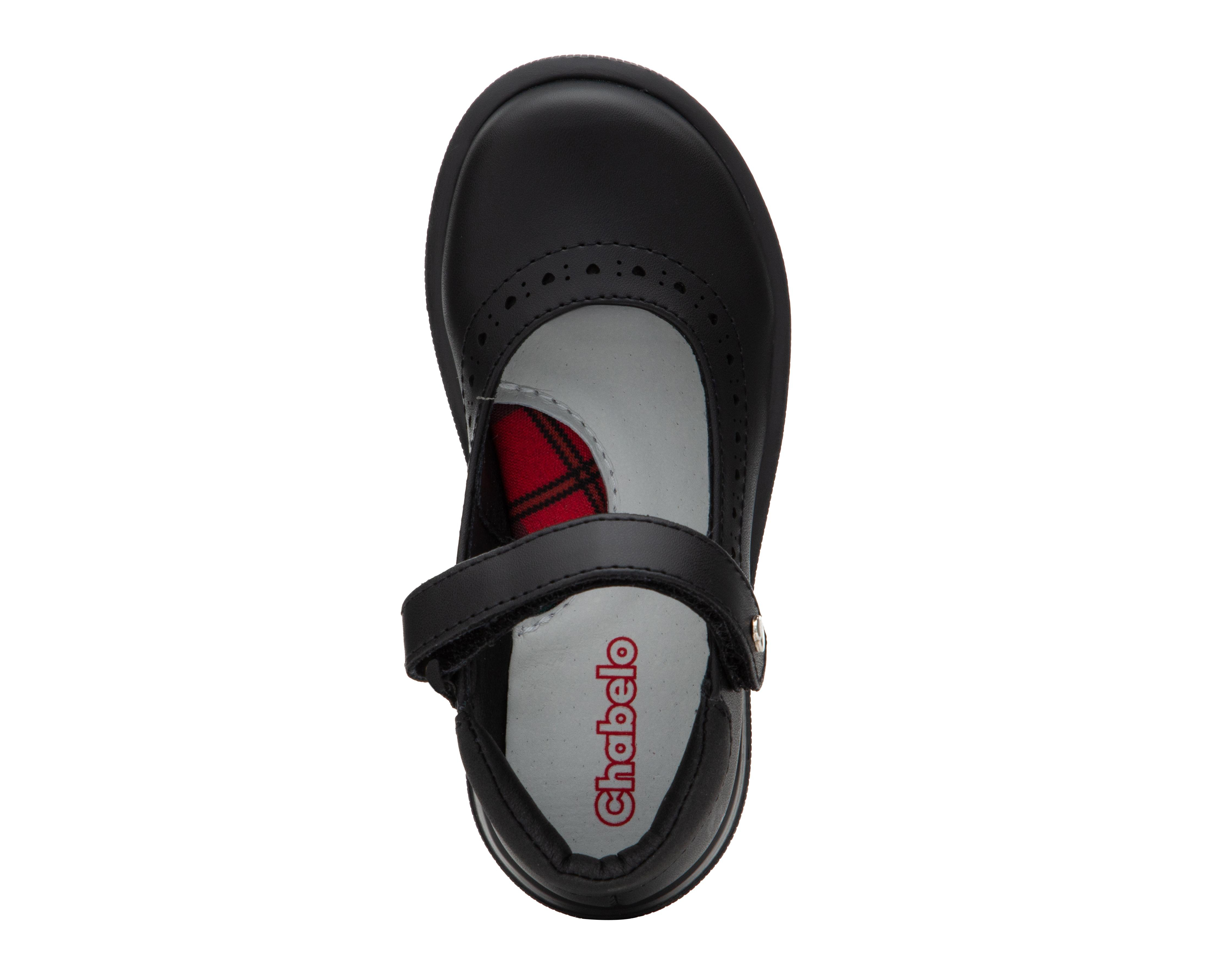 Foto 6 pulgar | Zapatos Escolares Chabelo de Piel para Niña