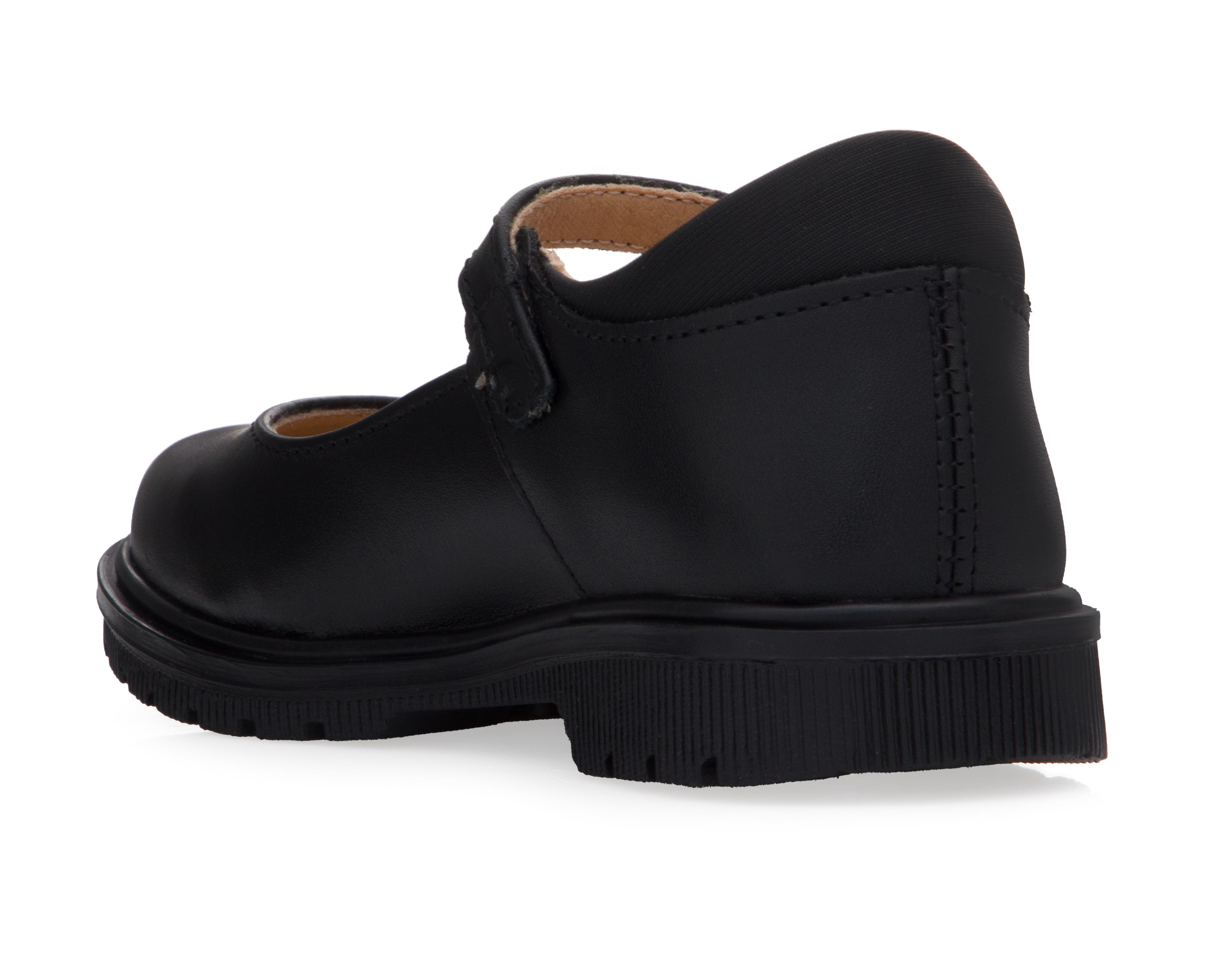 Foto 4 pulgar | Zapatos Escolares Grafito de Piel para Niña