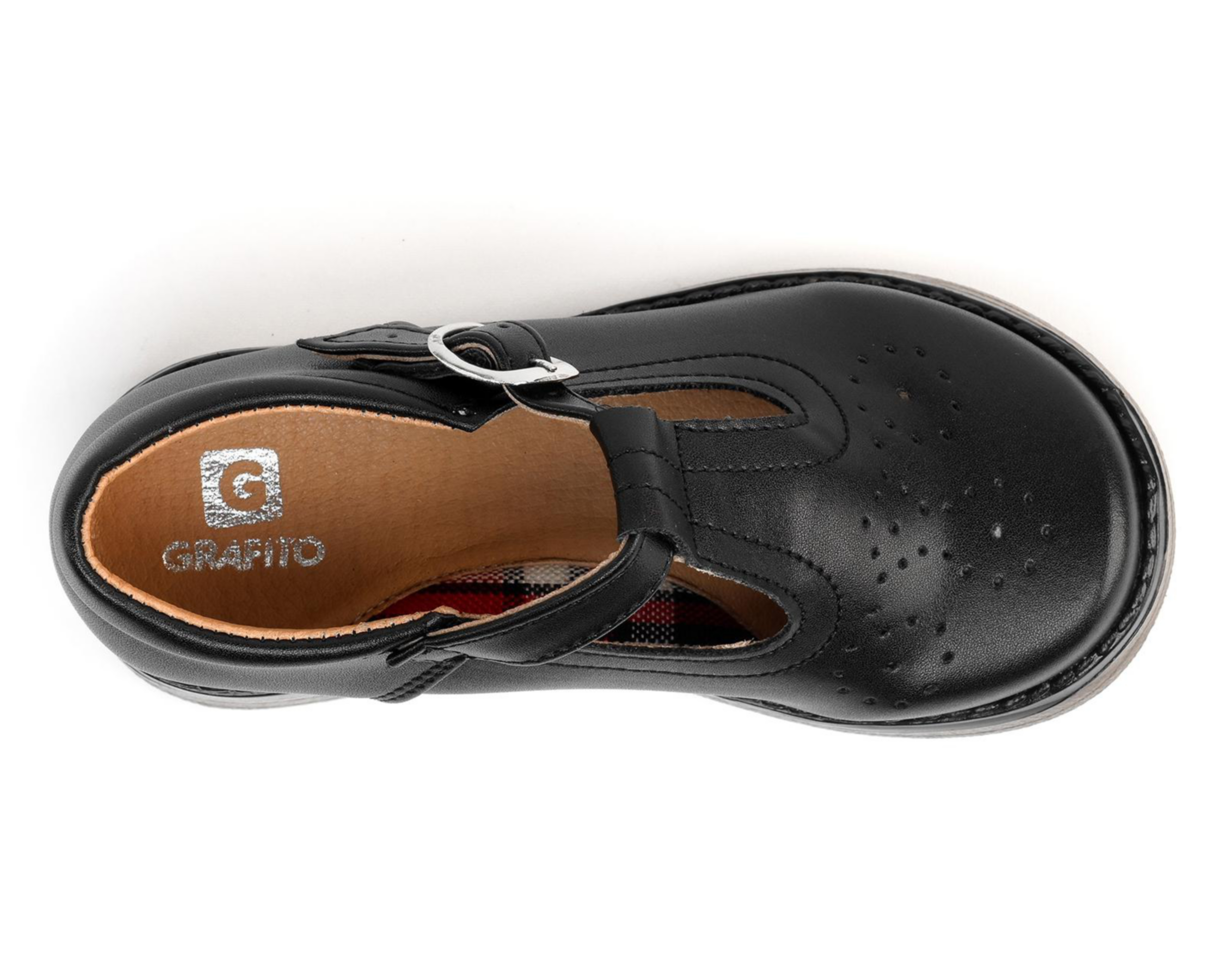 Foto 4 pulgar | Zapatos Escolares Grafito para Niña
