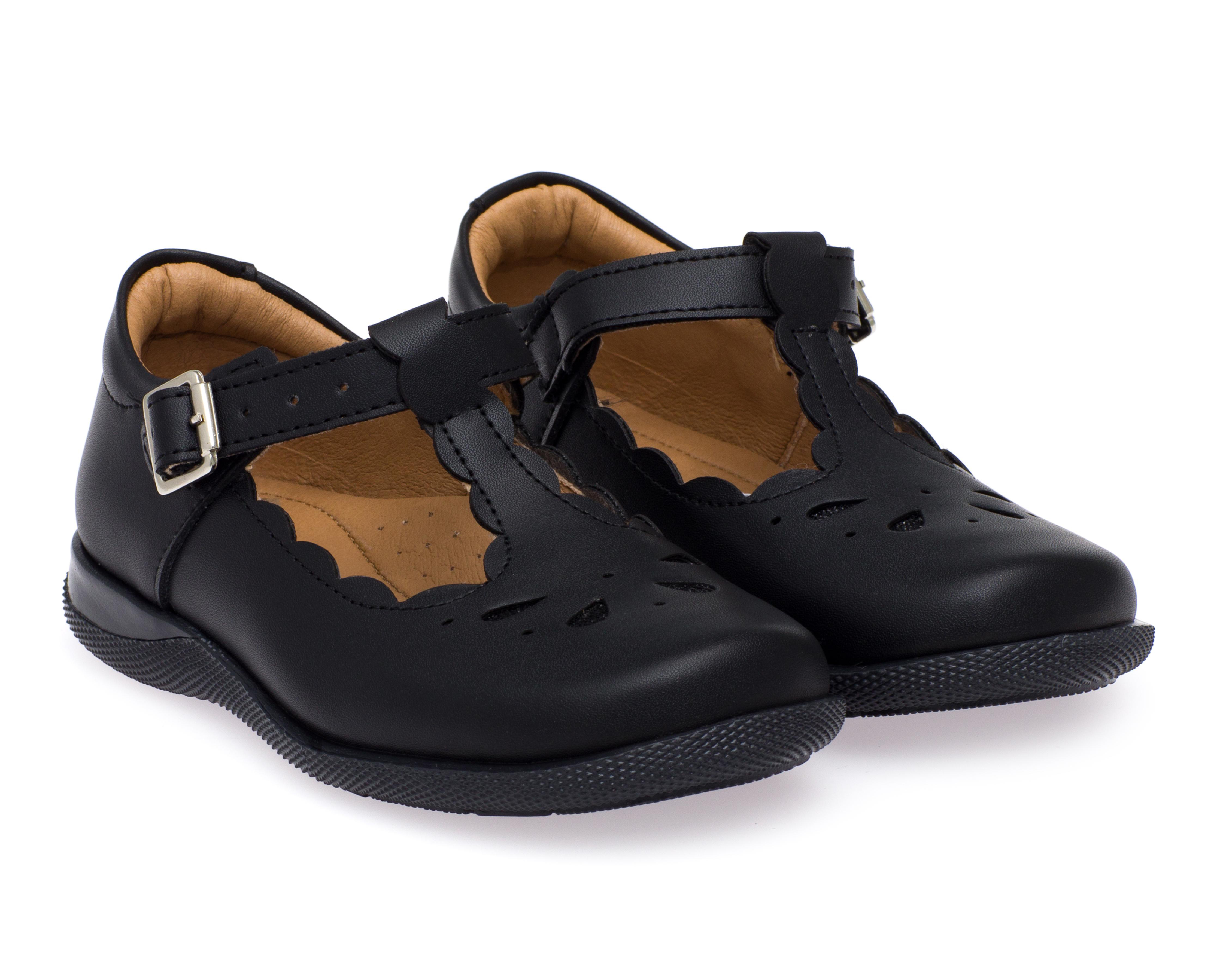 Zapatos Escolares Grafito para Niña