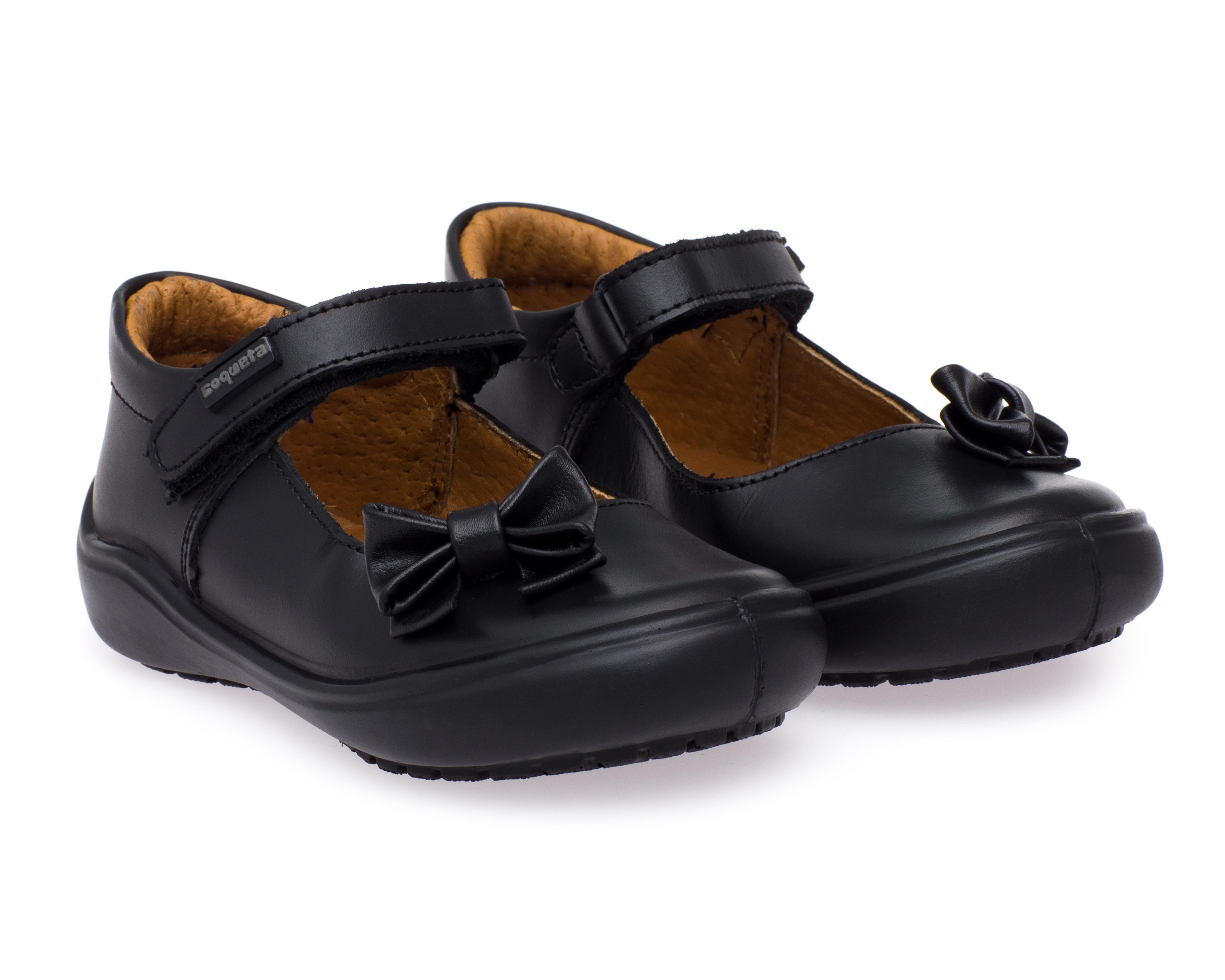Zapatos Escolares Coqueta de Piel para Niña