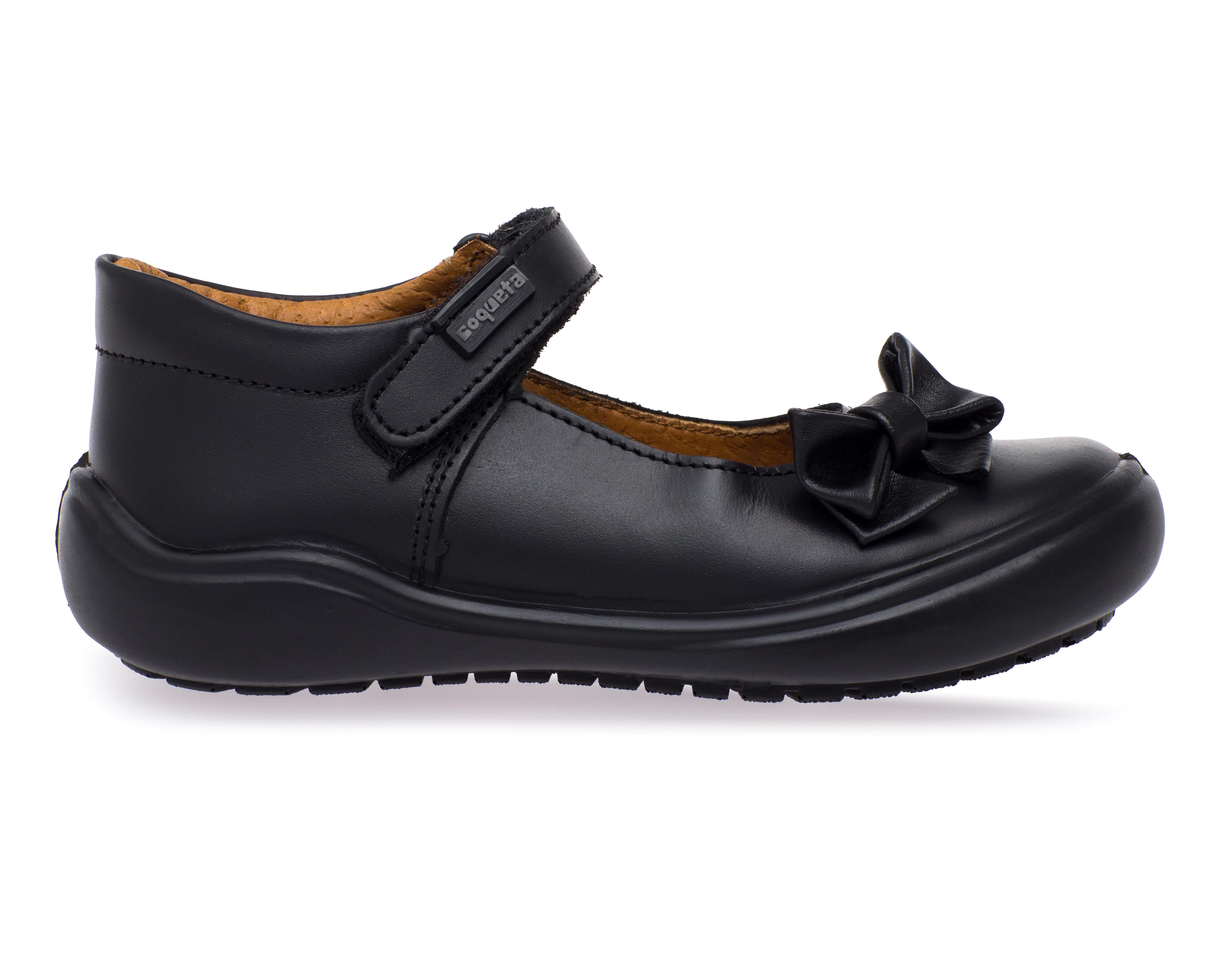 Foto 3 pulgar | Zapatos Escolares Coqueta de Piel para Niña