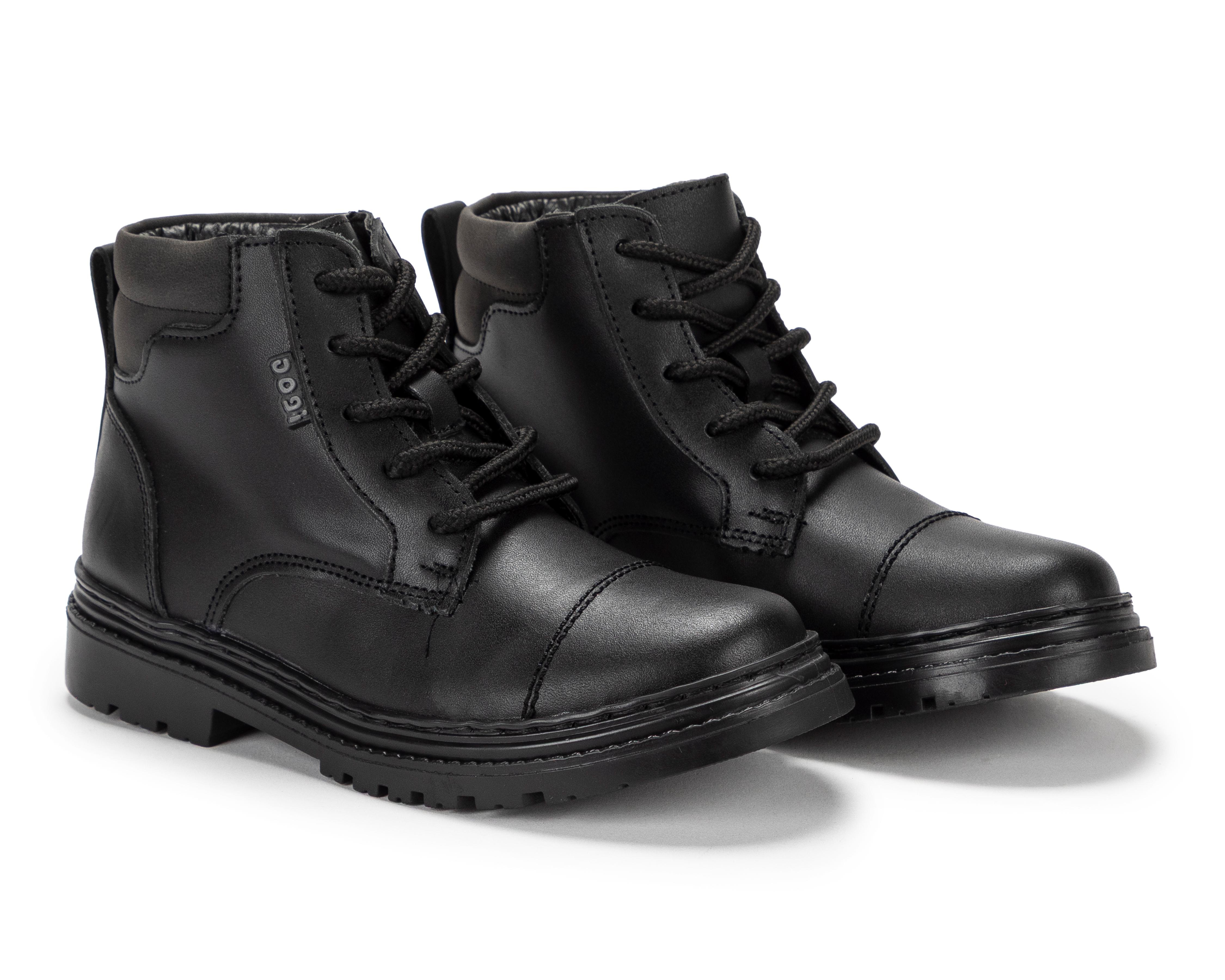 Foto 1 | Zapatos Escolares Dogi de Piel para Niño