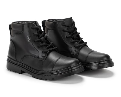 Foto 1 | Zapatos Escolares Dogi de Piel para Niño