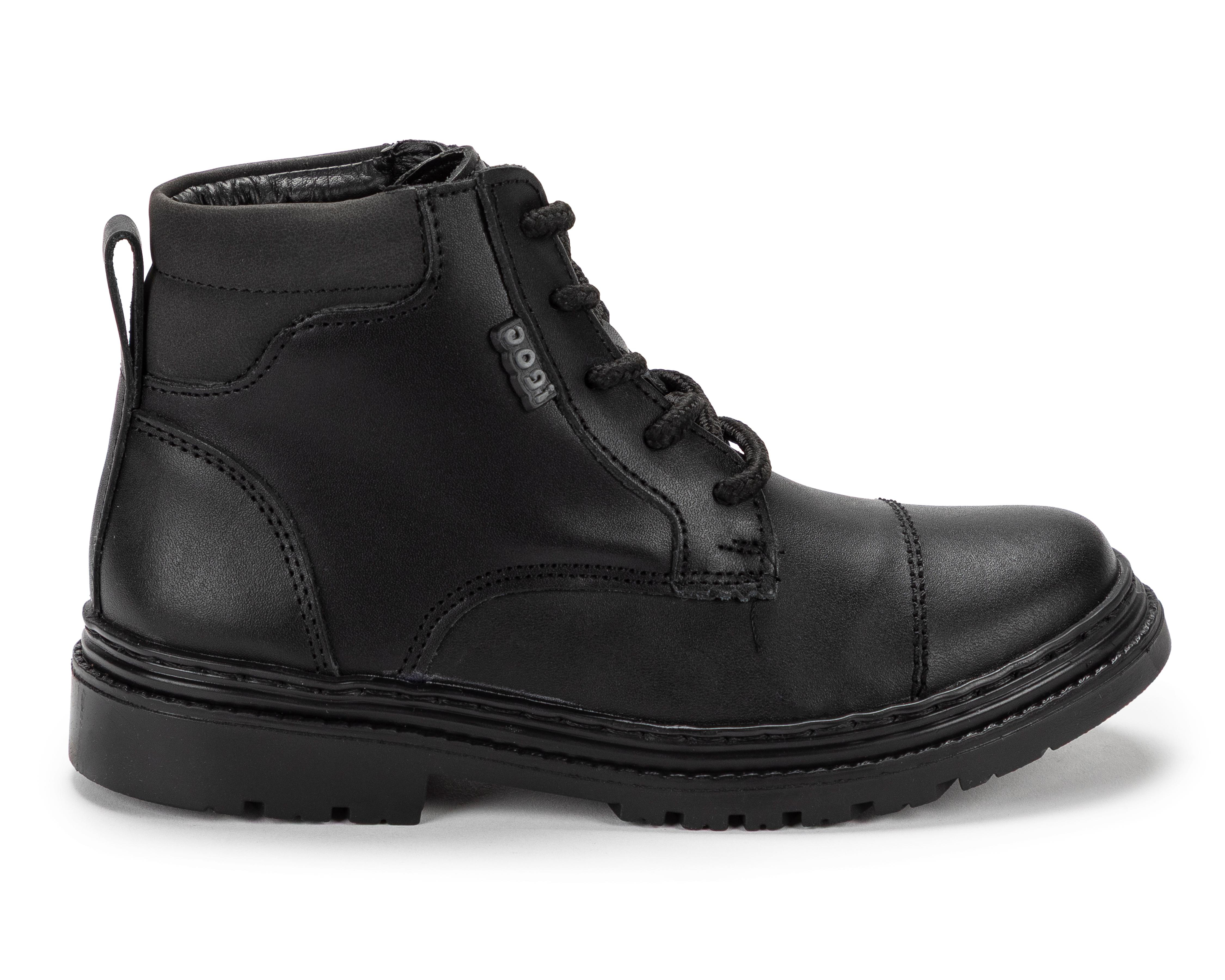 Foto 3 pulgar | Zapatos Escolares Dogi de Piel para Niño
