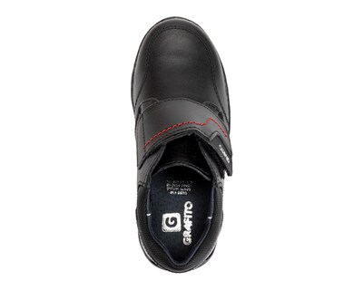 Foto 5 | Zapatos Escolares Grafito de Piel para Niño
