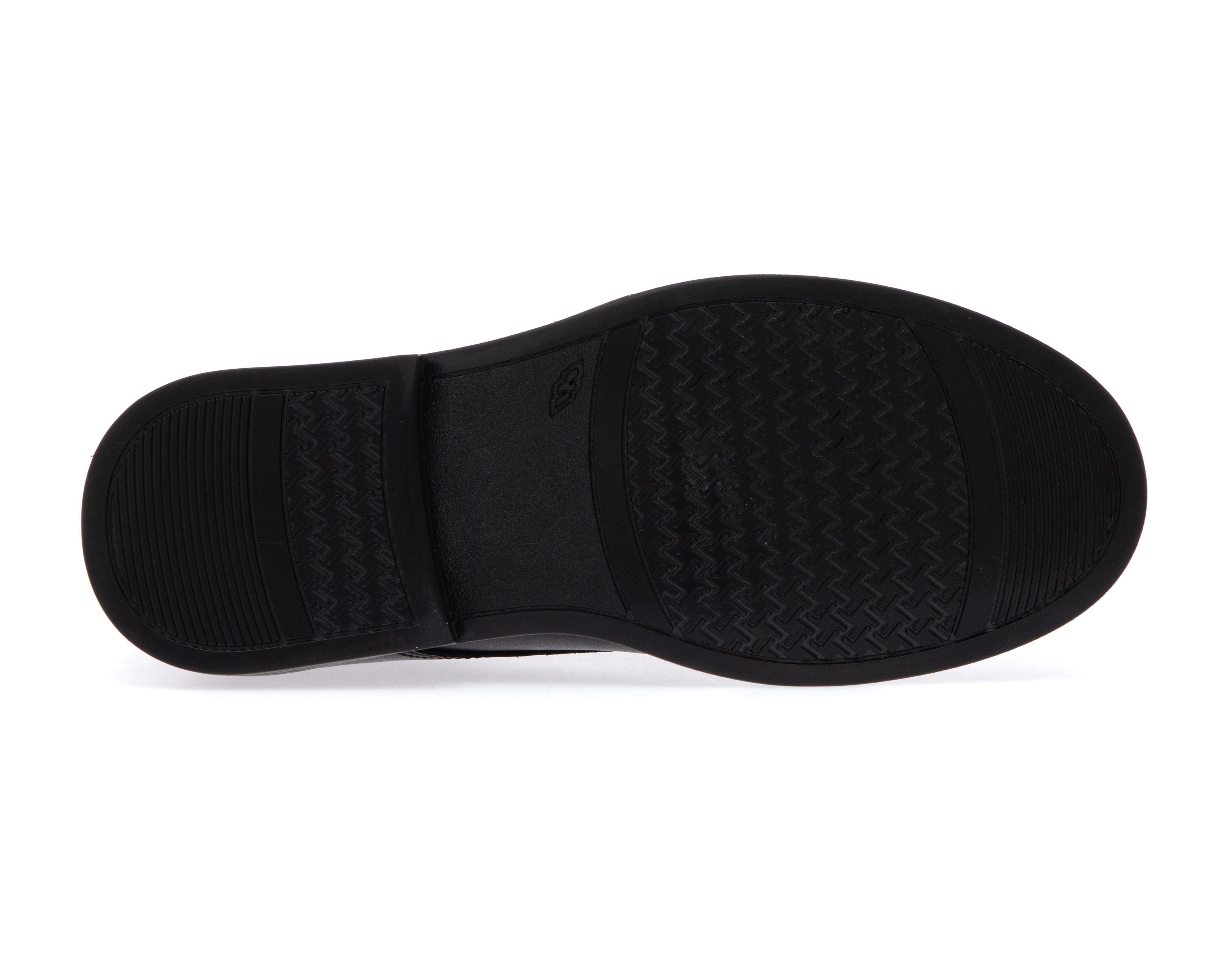 Foto 5 pulgar | Zapatos Escolares Grafito de Piel para Niño