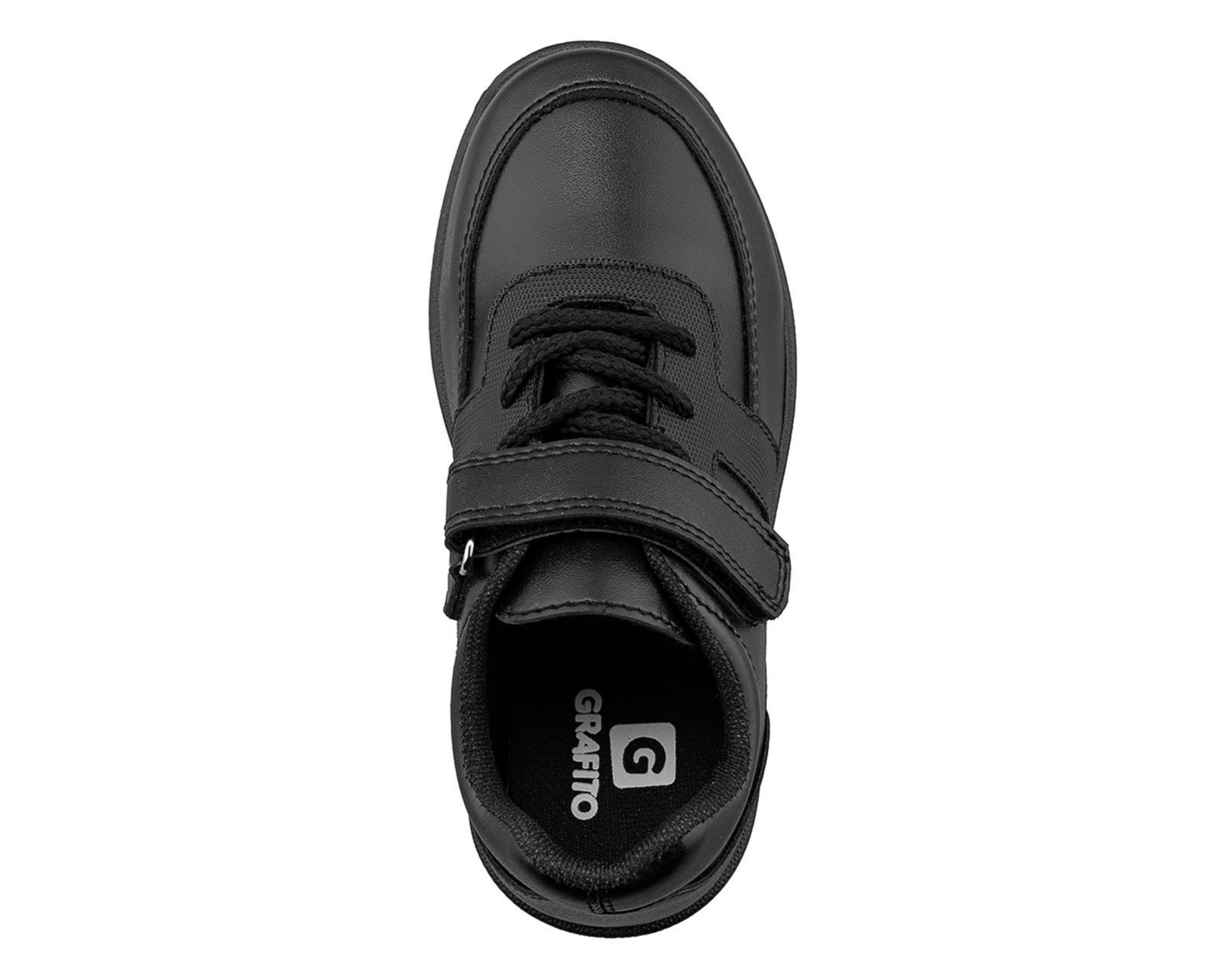 Foto 4 pulgar | Zapatos Escolares Grafito para Niño