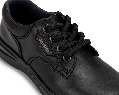 Foto 6 | Zapatos Escolares Grafito de Piel para Niño