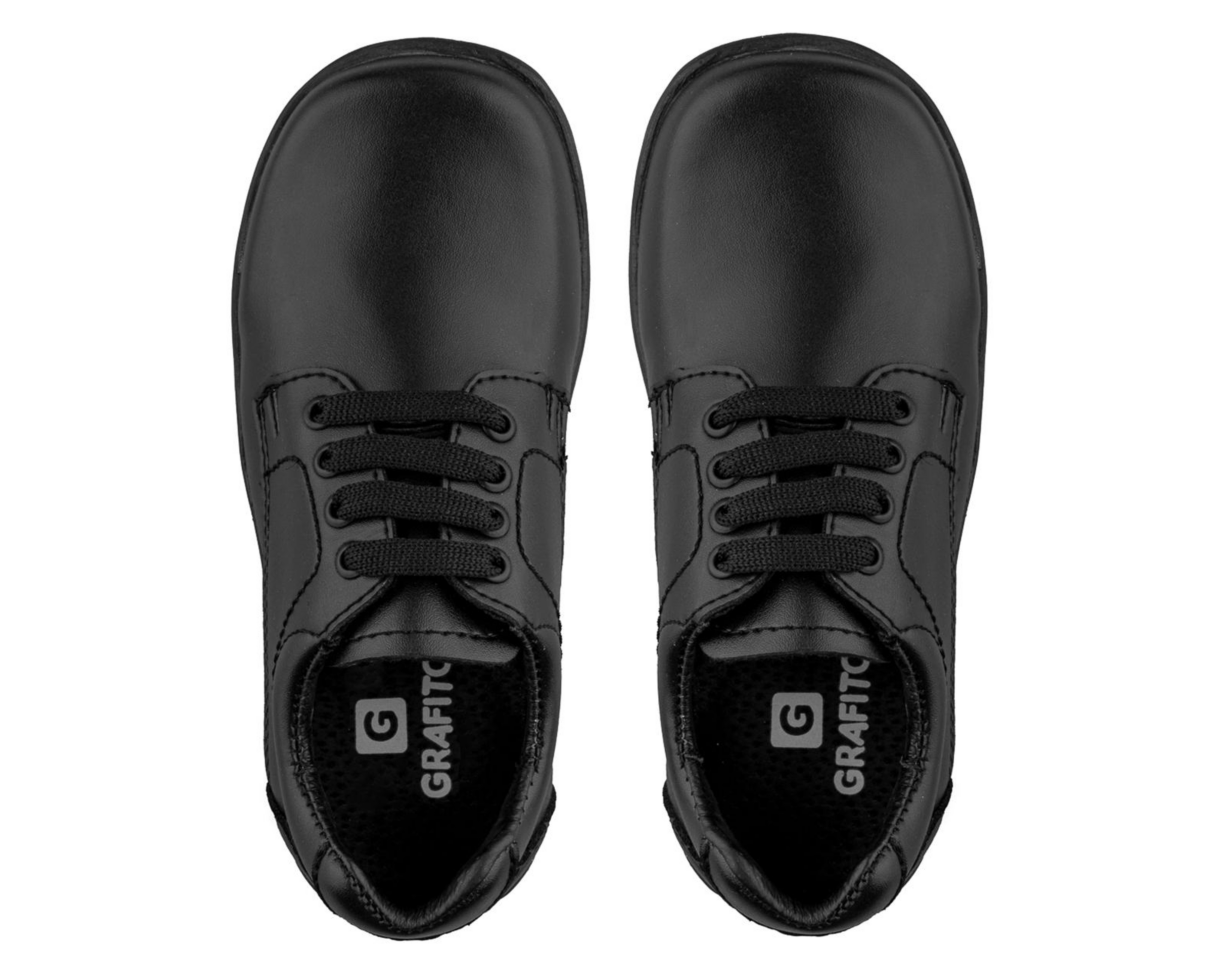 Foto 4 pulgar | Zapatos Escolares Grafito para Niño