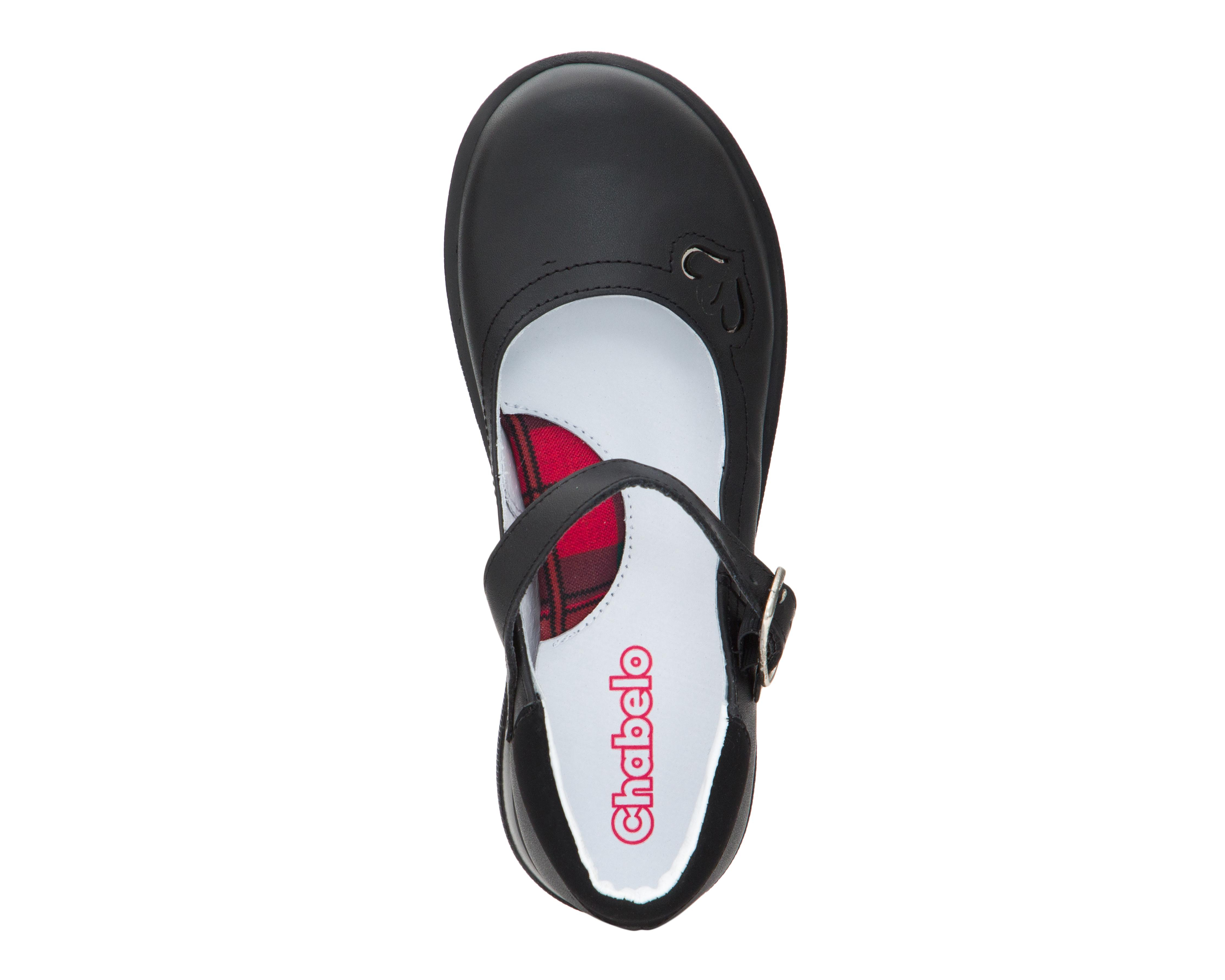 Foto 6 pulgar | Zapatos Escolares Chabelo de Piel para Niña