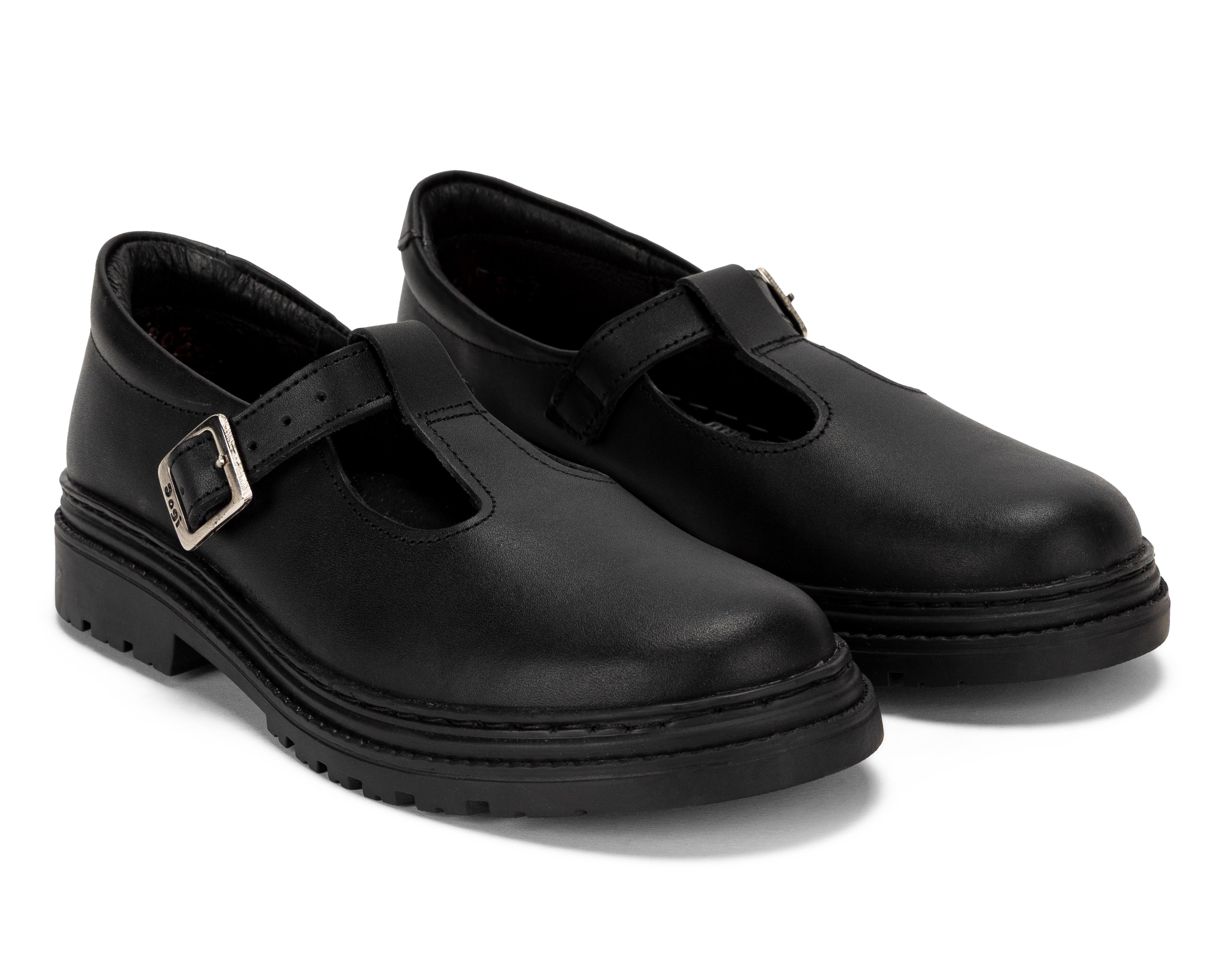 Zapatos Escolares Dogi de Piel para Niña