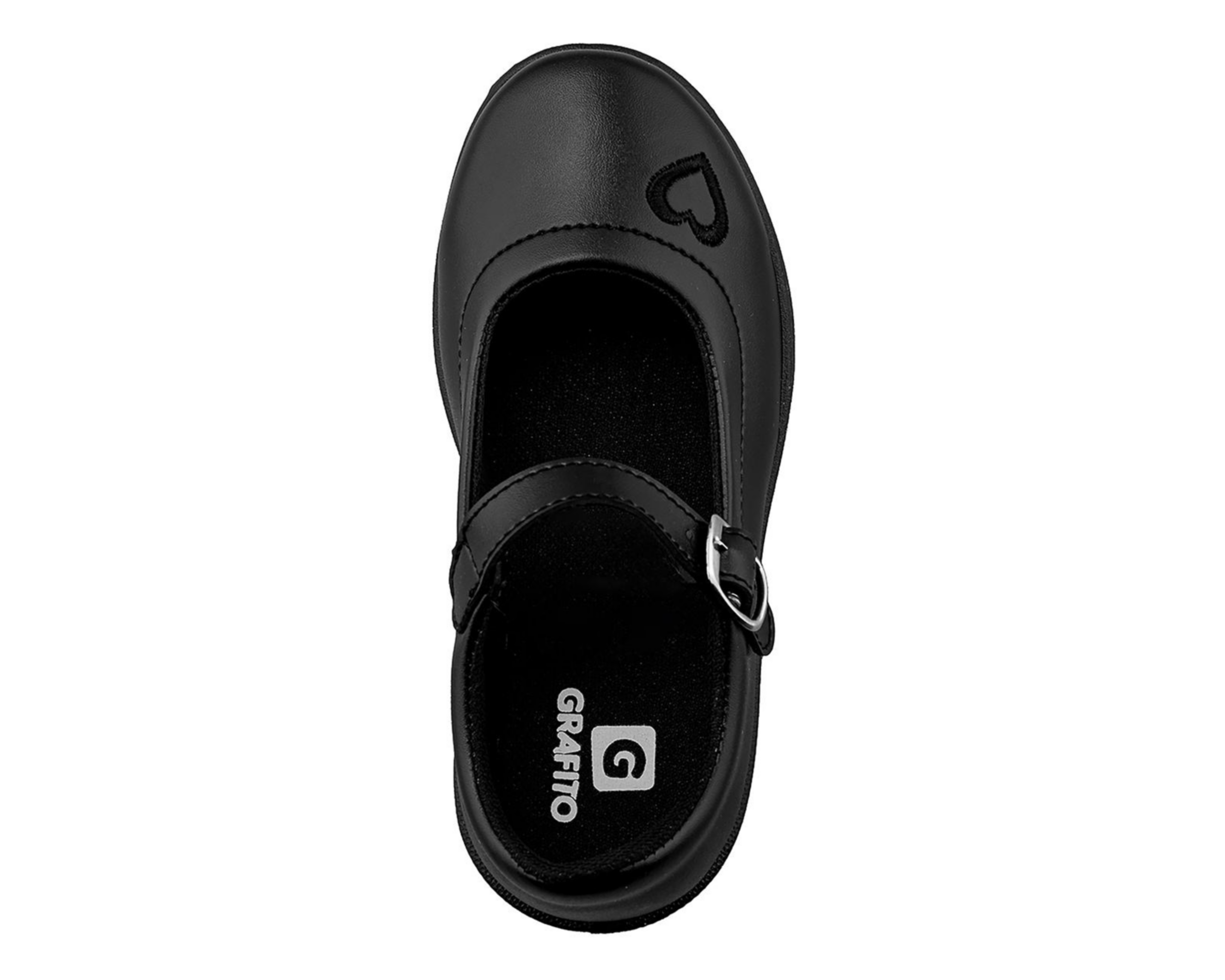 Foto 4 pulgar | Zapatos Escolares Grafito para Niña