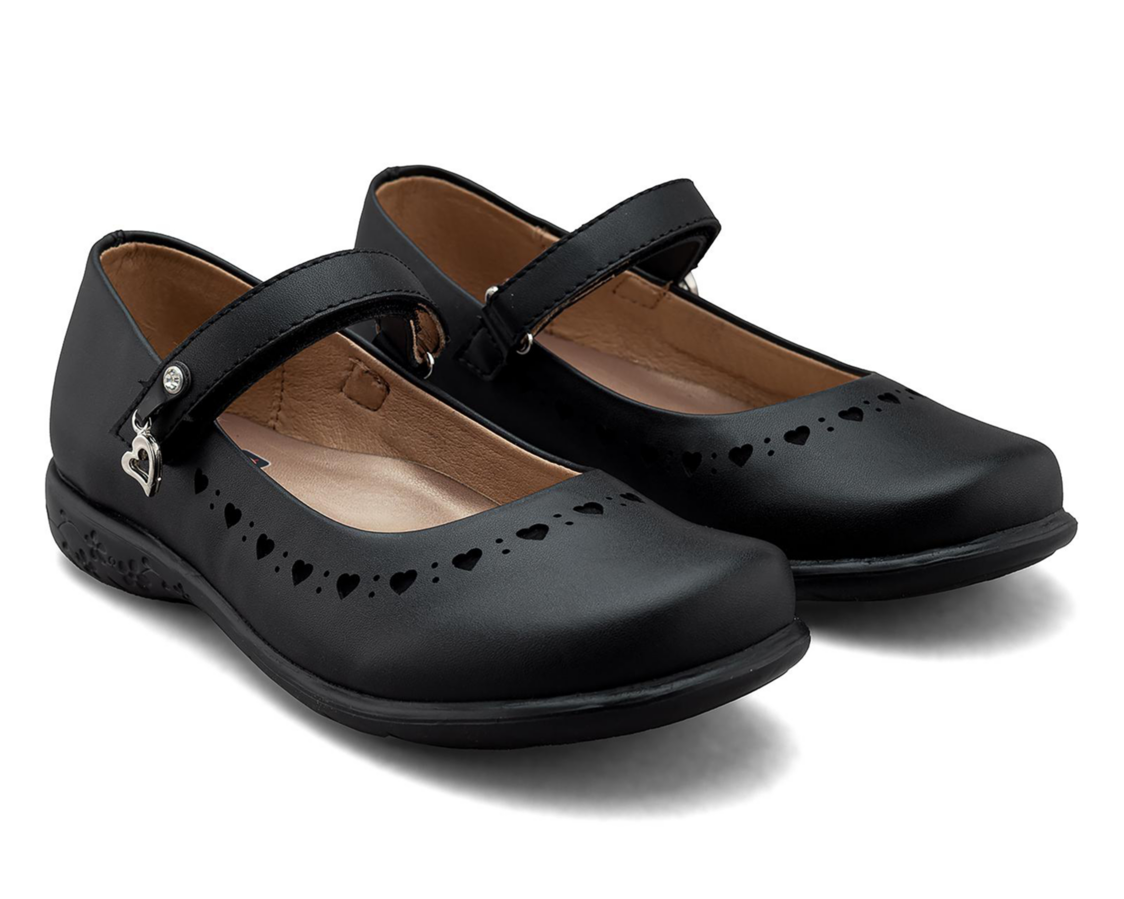 Zapatos Escolares Grafito para Niña