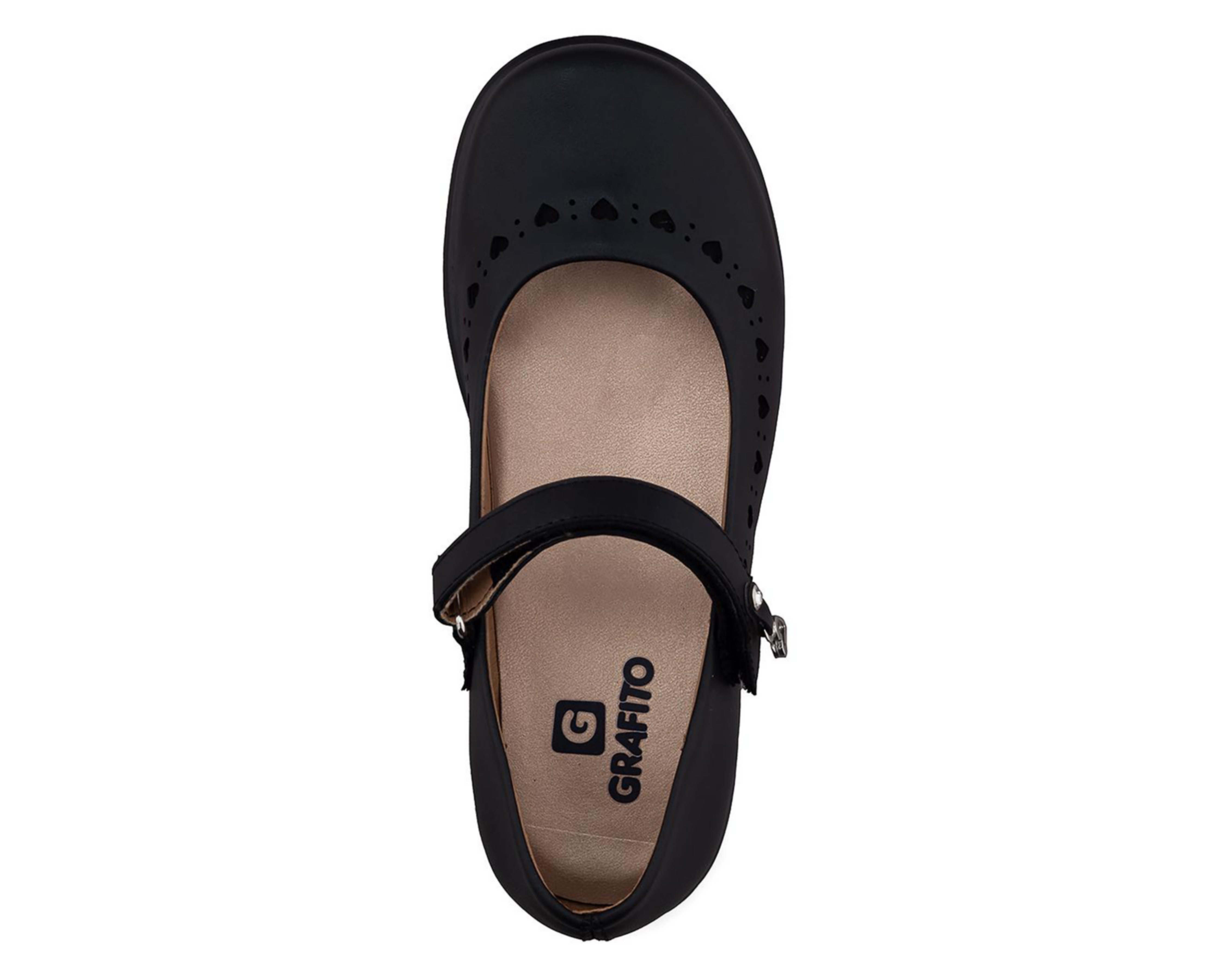 Foto 4 pulgar | Zapatos Escolares Grafito para Niña