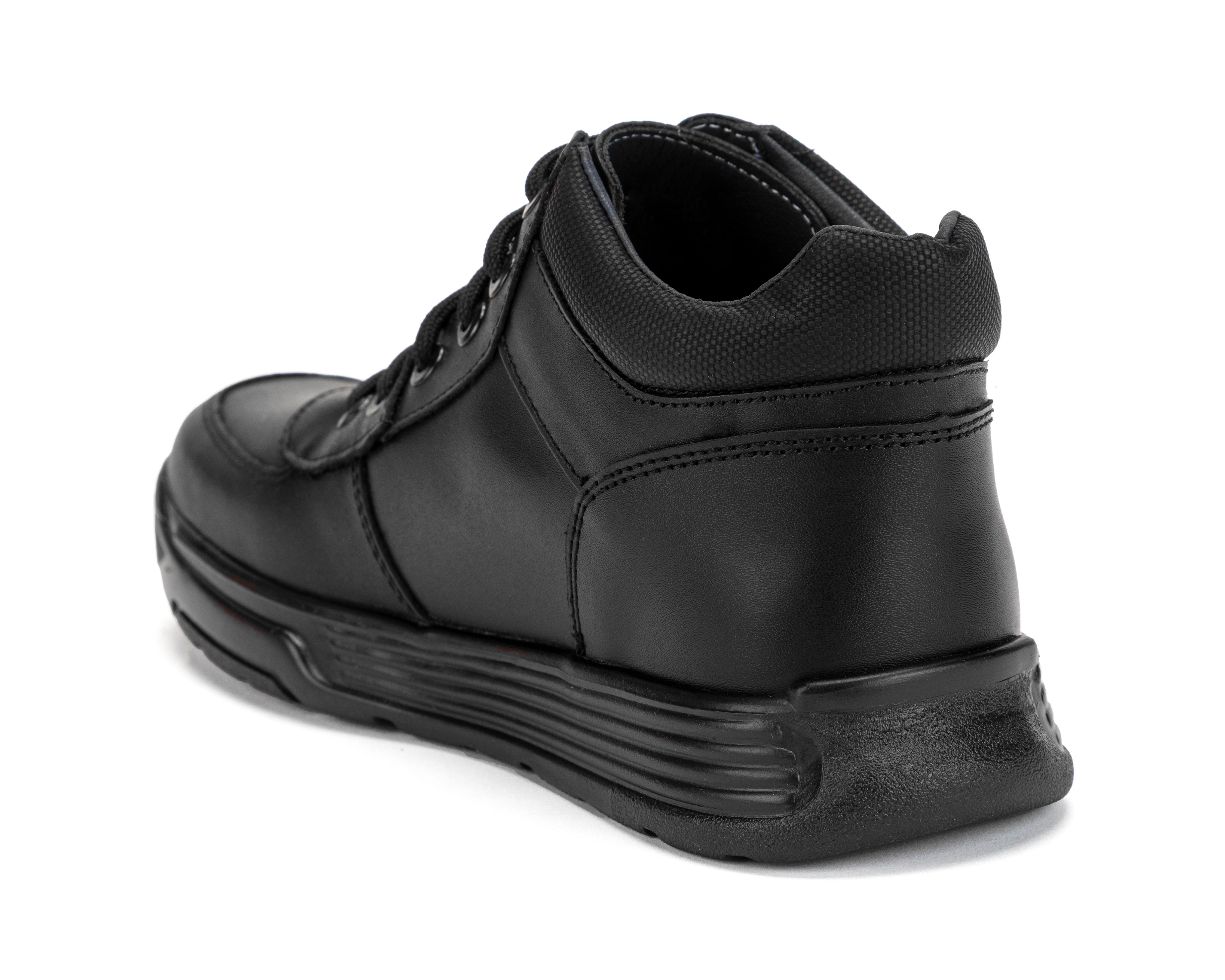 Foto 4 pulgar | Zapatos Escolares Grafito de Piel Juveniles