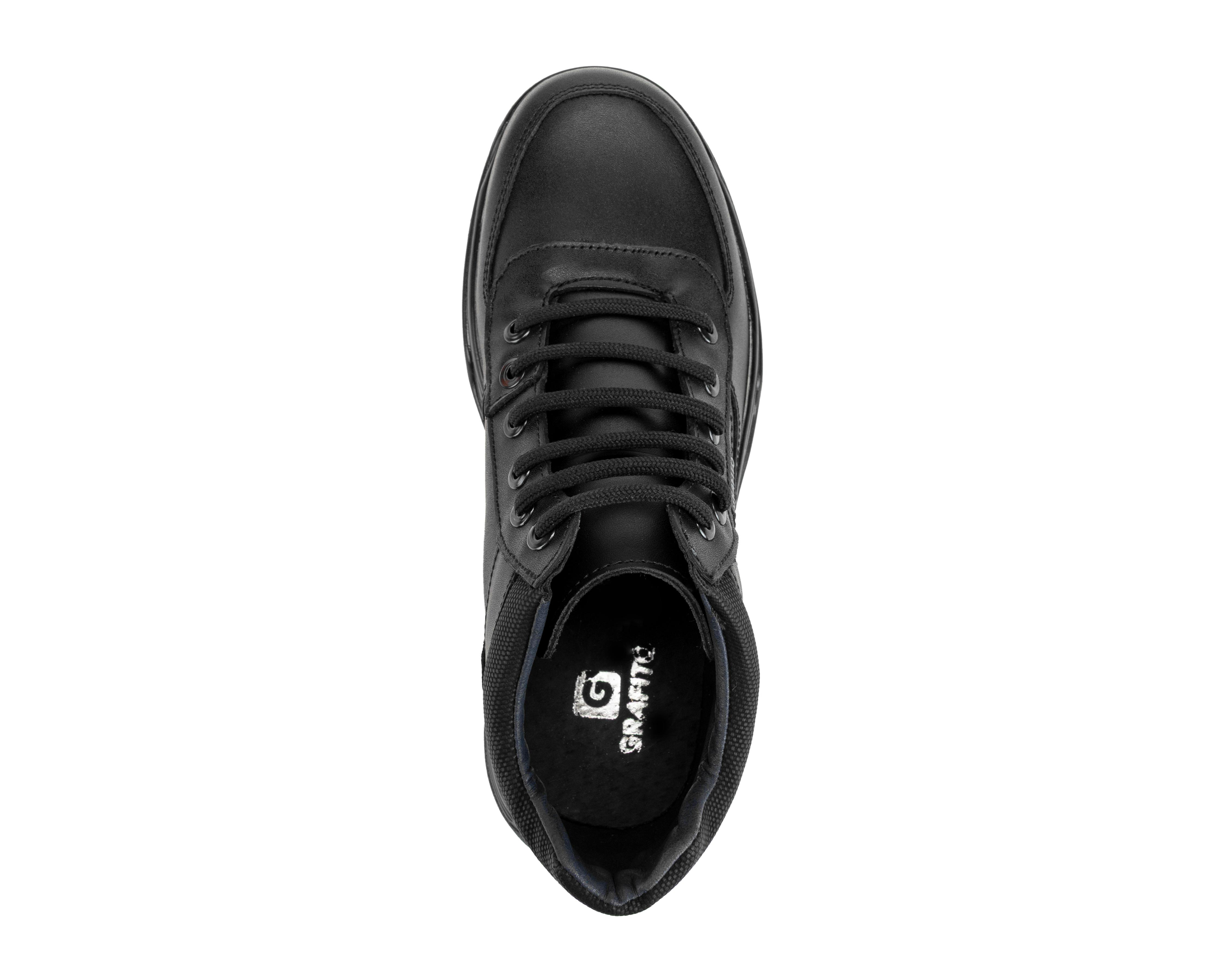 Foto 5 | Zapatos Escolares Grafito de Piel Juveniles