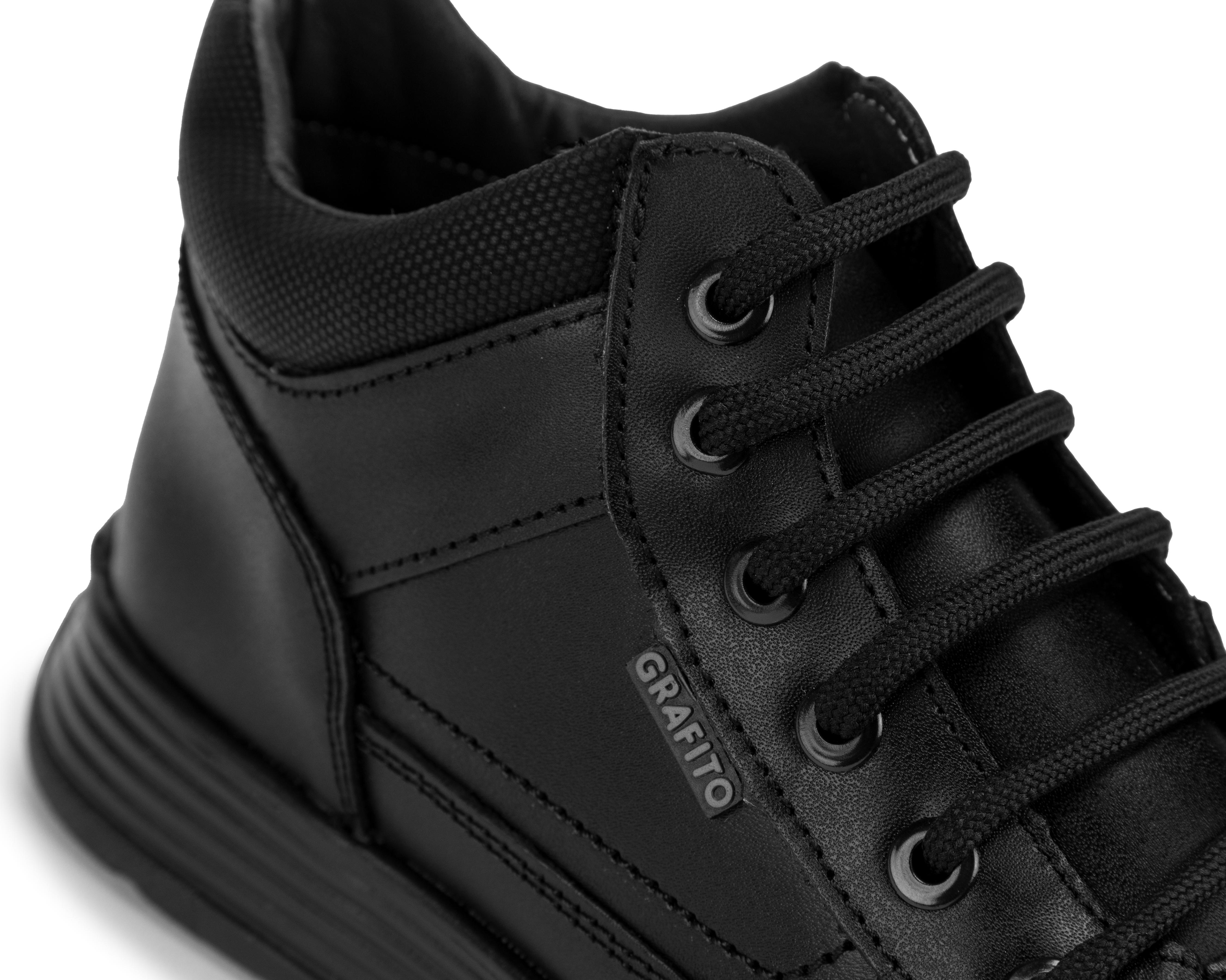 Foto 6 | Zapatos Escolares Grafito de Piel Juveniles