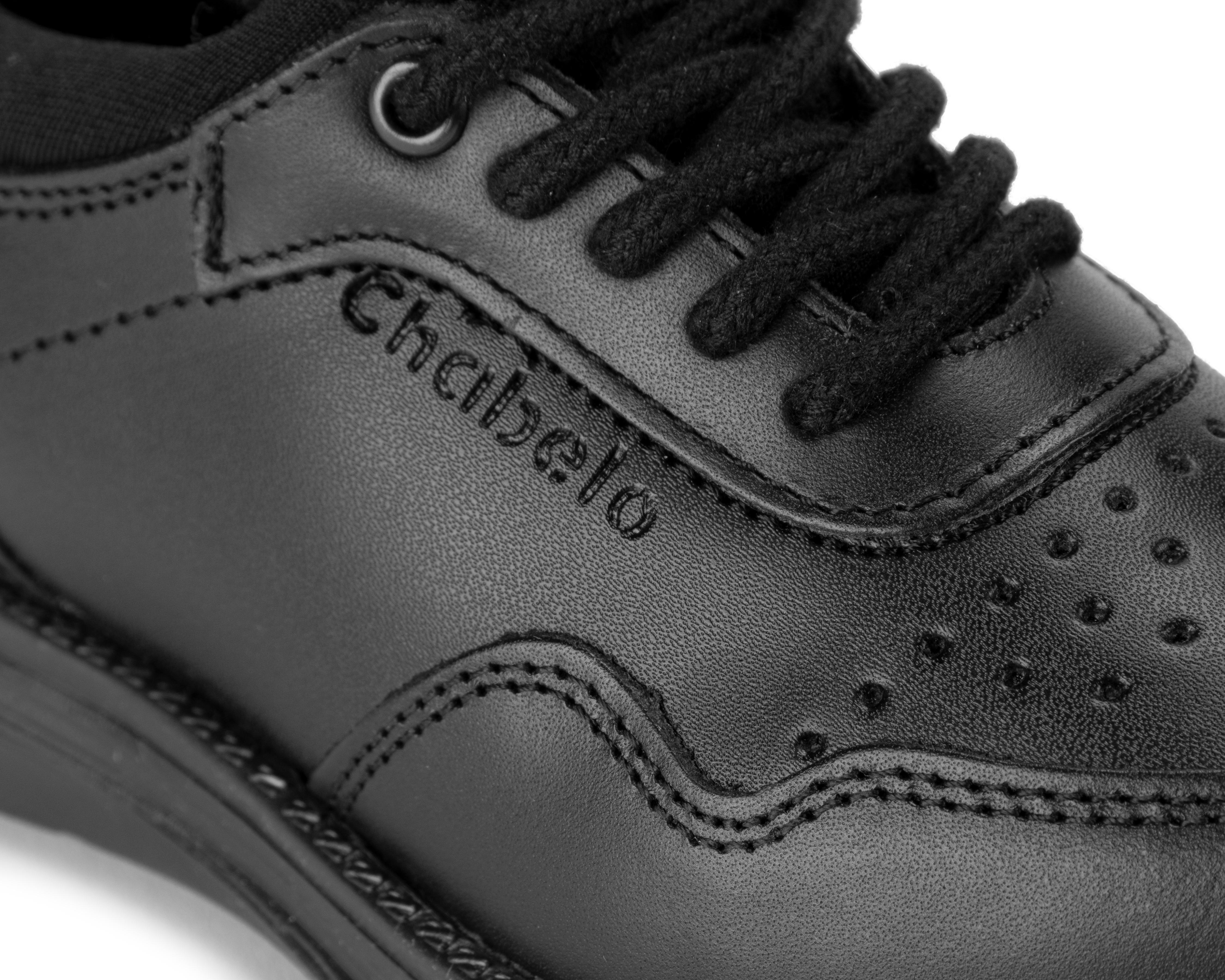 Foto 7 pulgar | Zapatos Escolares Chabelo de Piel  para Niño